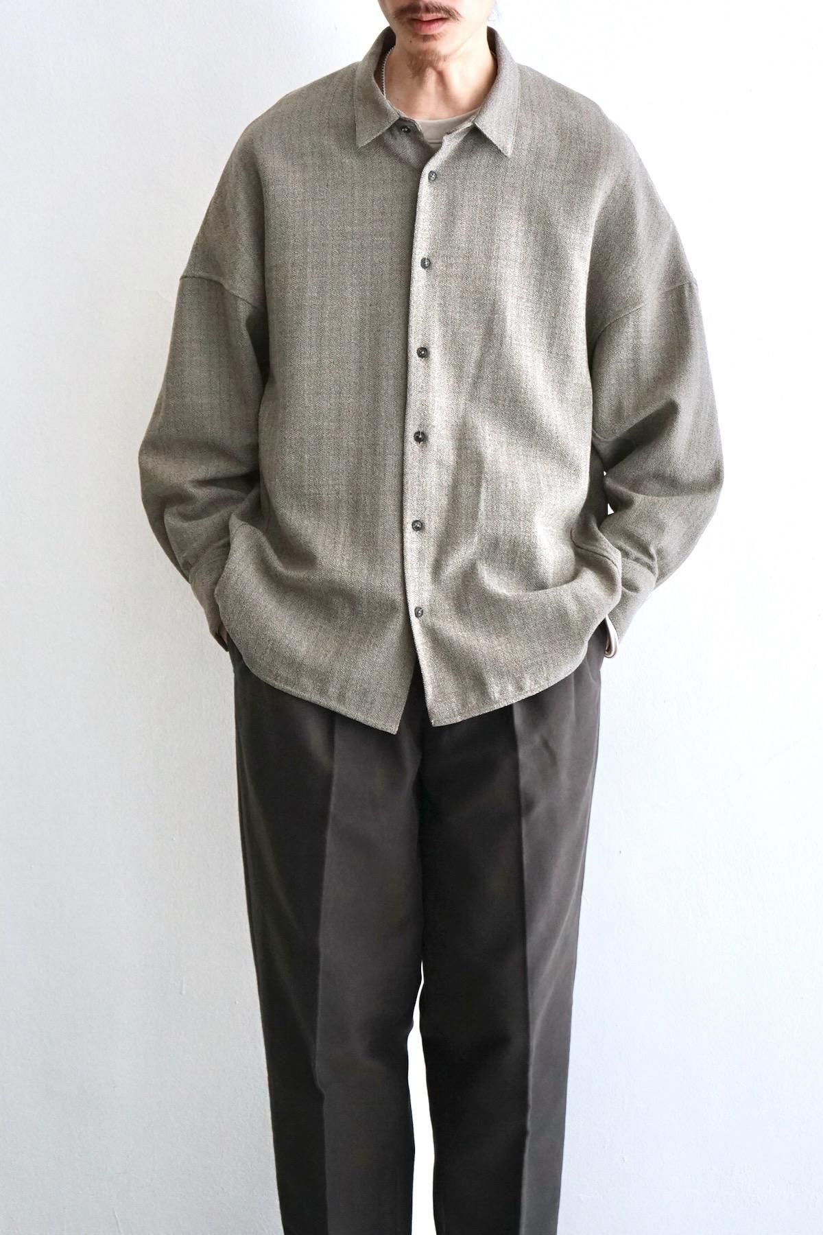 nonnotte / ノノット / Draping Shirt Type A【Nid ONLINE STORE】