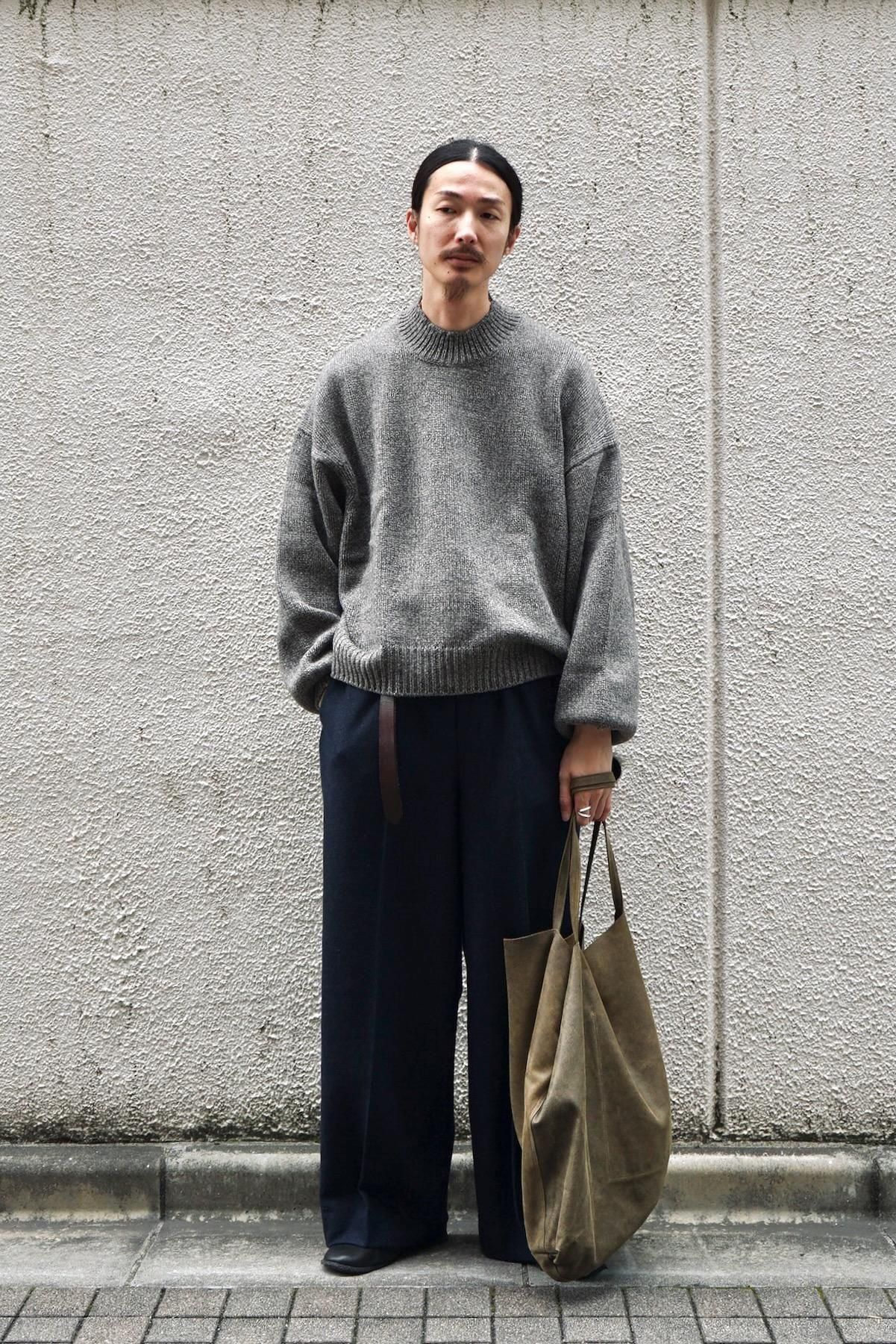 nonnotte / ノノット / Draping Extra Over C/N Pullover【Nid ONLINE