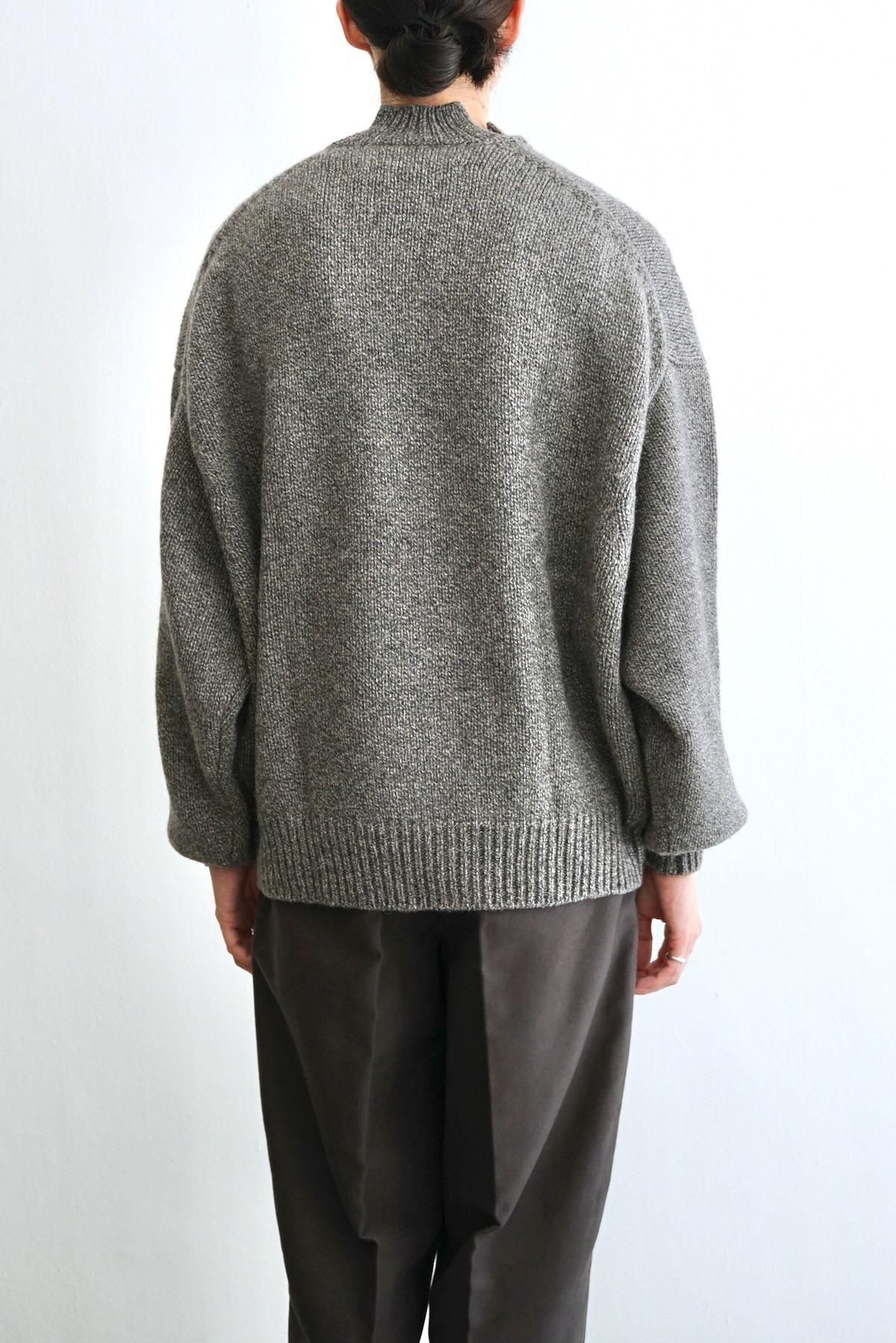 nonnotte / ノノット / Draping Extra Over C/N Pullover【Nid ONLINE