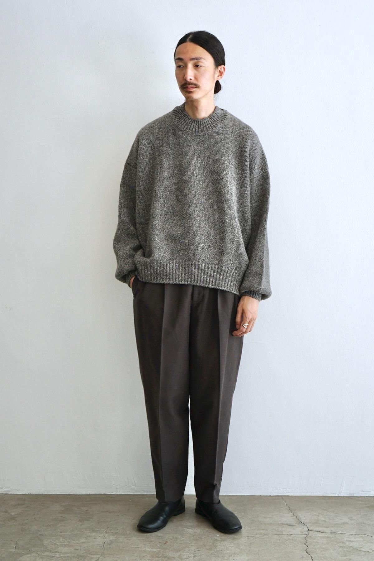 nonnotte / ノノット / Draping Extra Over C/N Pullover【Nid ONLINE