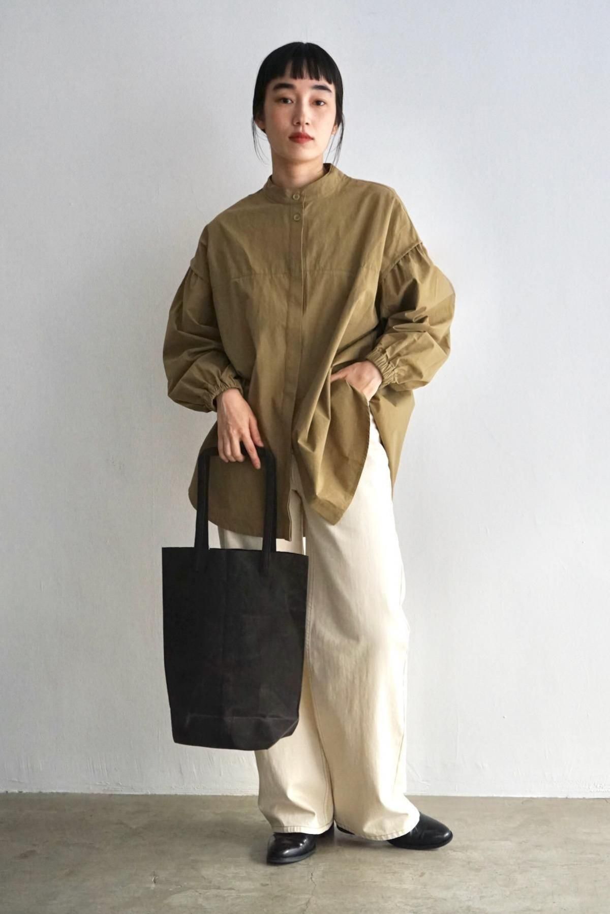 KAZUMI TAKIGAWA / Funagata Bag M(L) / Charcoal