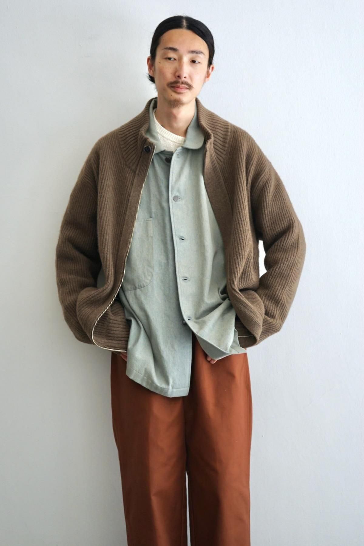 ジャケット・アウター NOUNLESS REVERSIBLE JACQUARD KNIT SHIRT REVERSIBLE JACQUARD KNIT SHIRT – NOUNLESS