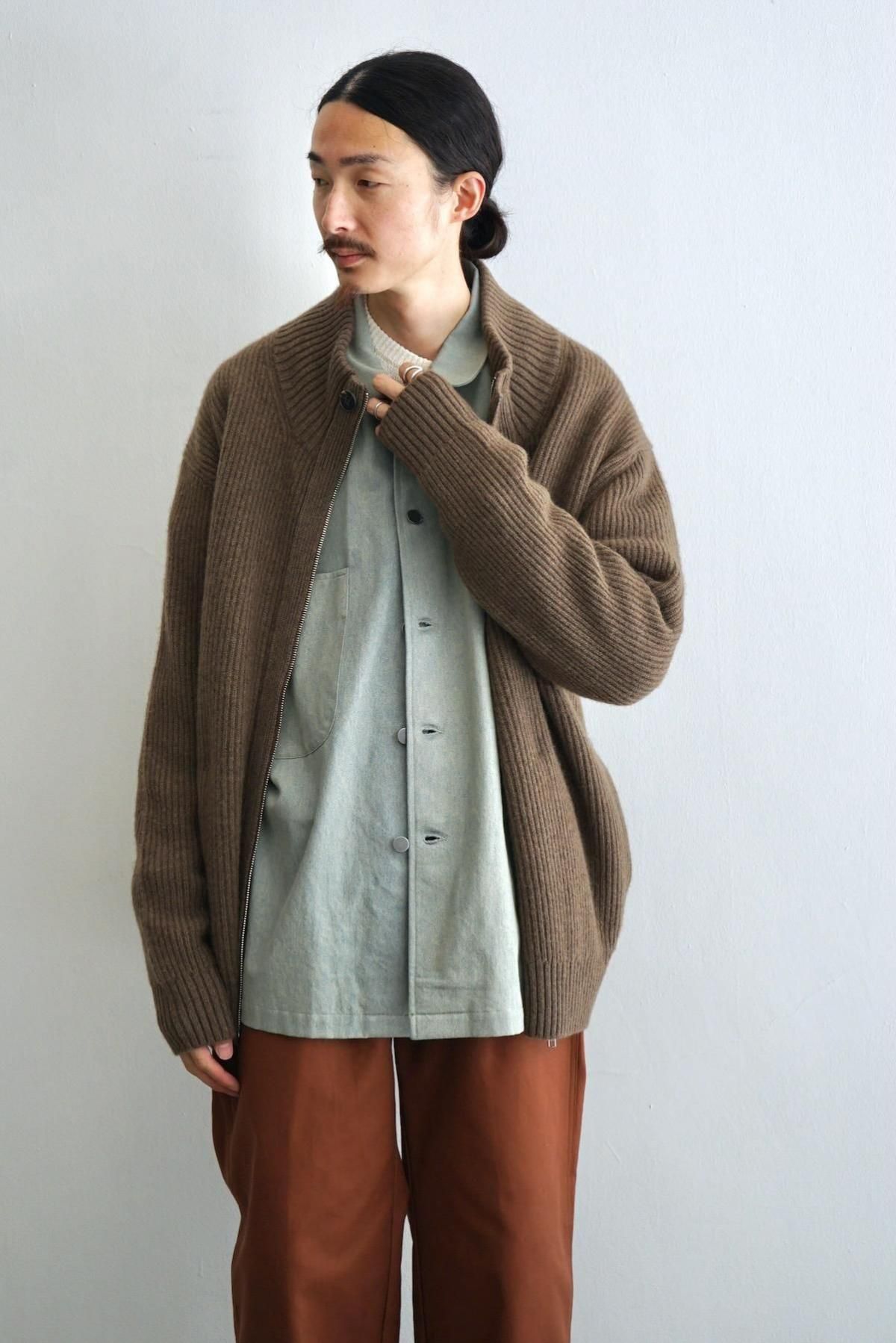 seya. / Cloud Knit Blouson / Undyed Yak