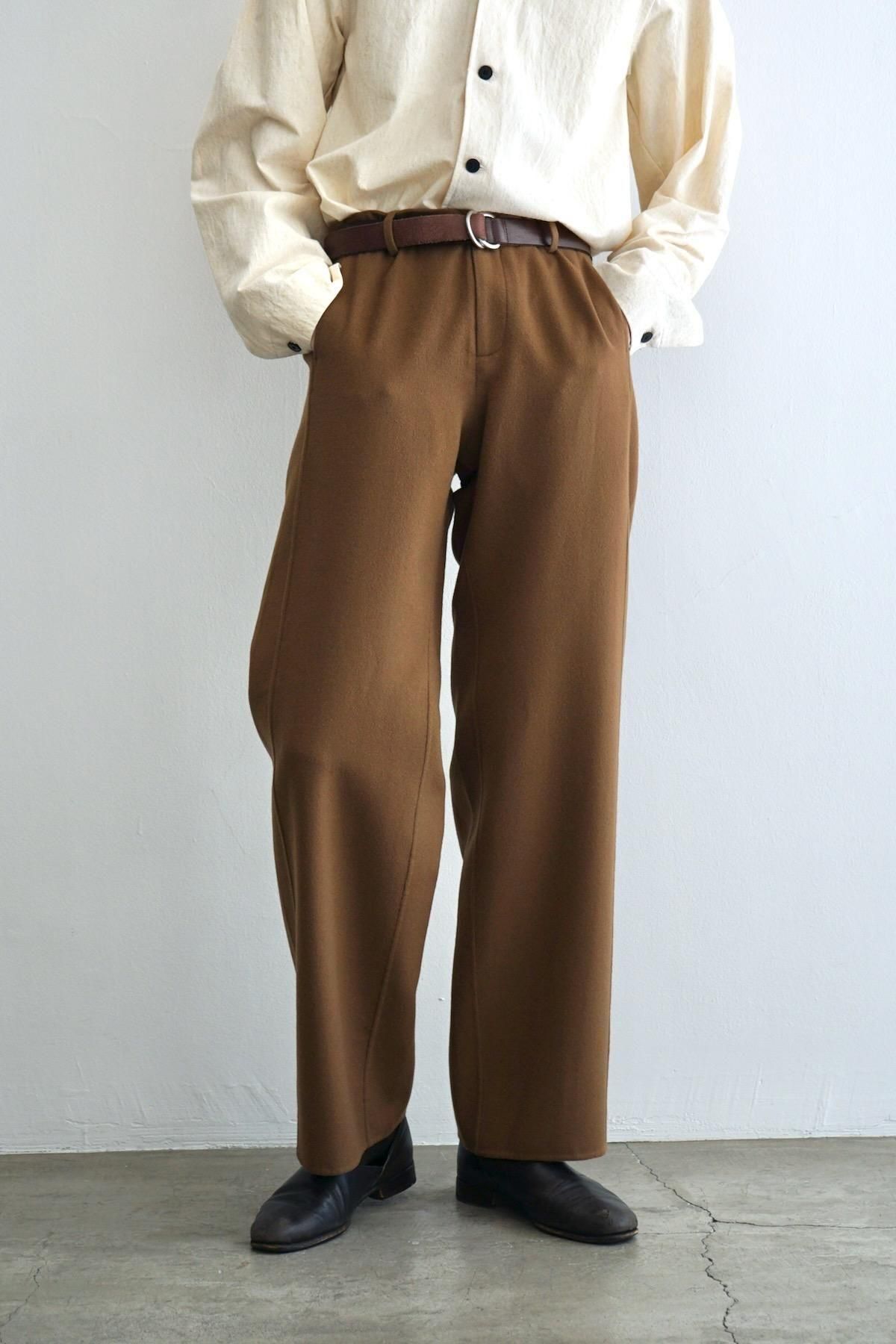 seya. / セヤ / Light Double Face Pants / Squirrel【Nid