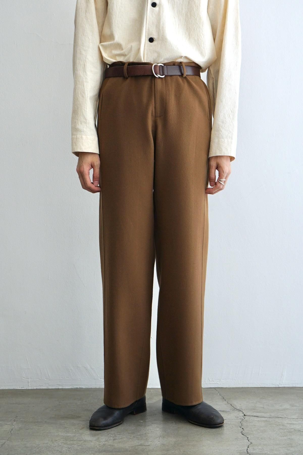 seya. / セヤ / Light Double Face Pants / Squirrel【Nid
