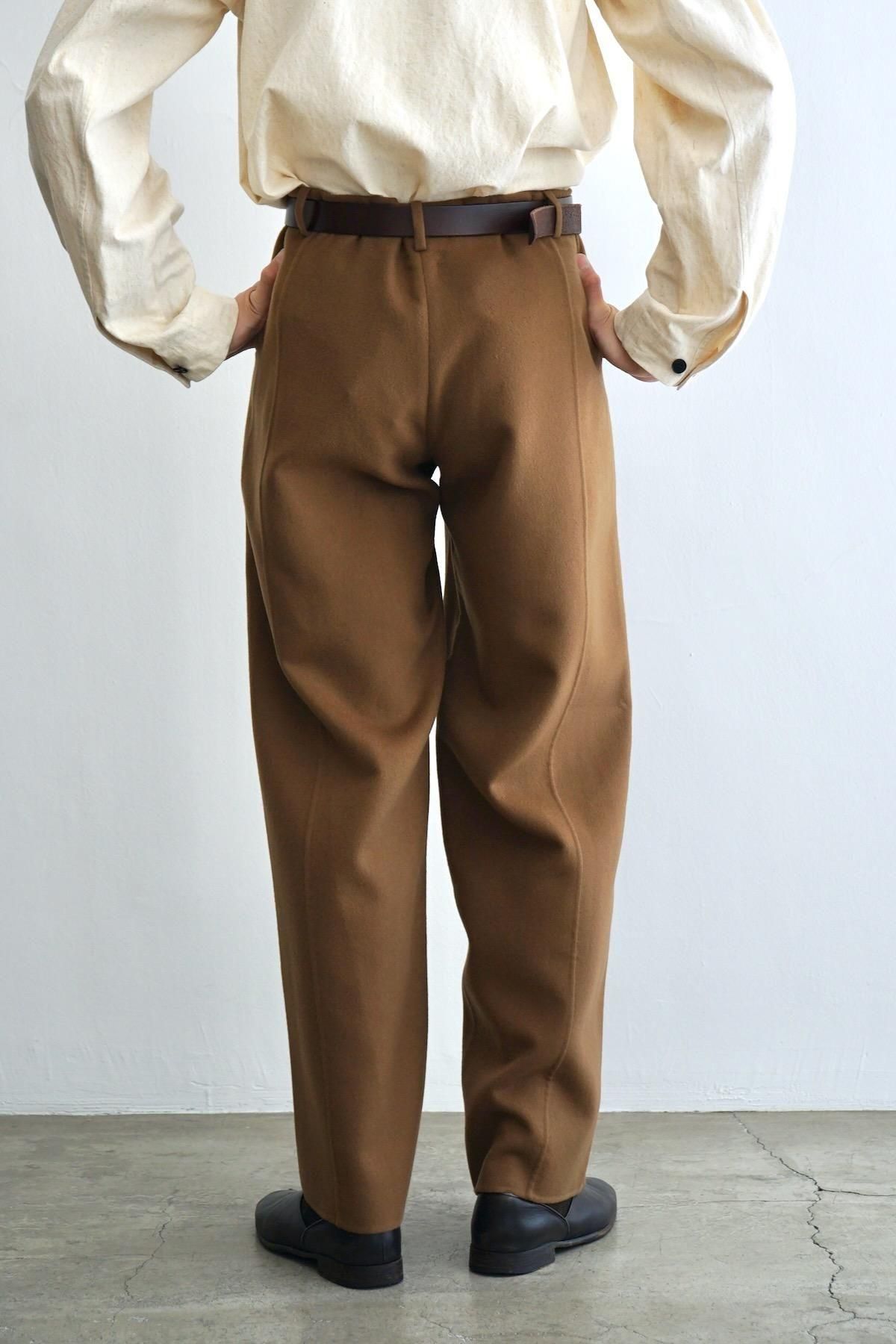 seya. / セヤ / Light Double Face Pants / Squirrel【Nid
