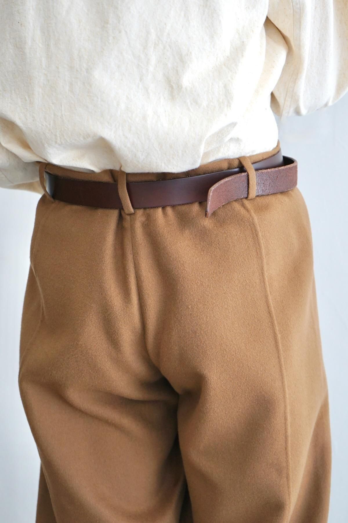 seya. / セヤ / Light Double Face Pants / Squirrel【Nid