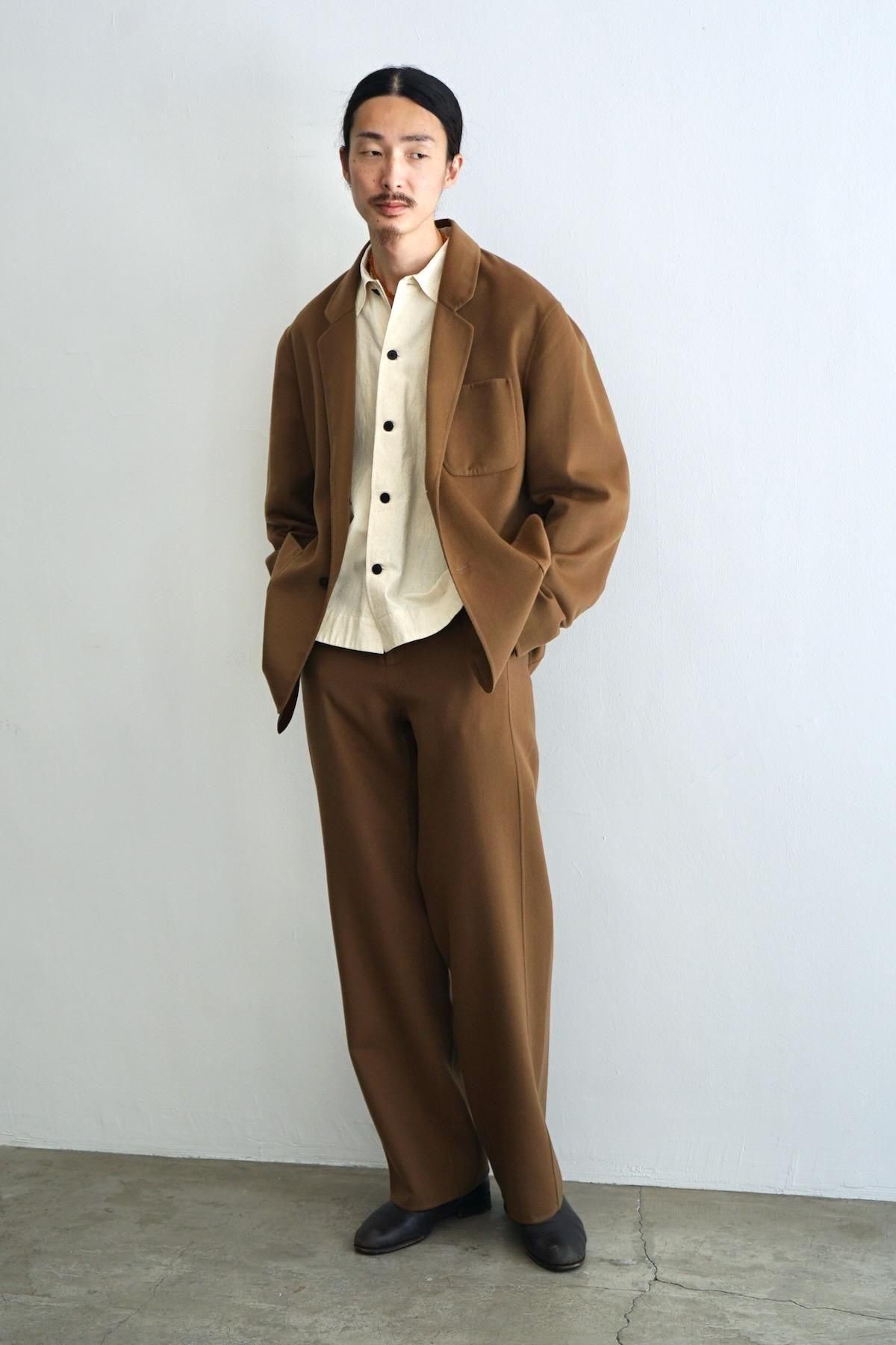 seya. / セヤ / Light Double Face Brazer / Squirrel【Nid ONLINE STORE】