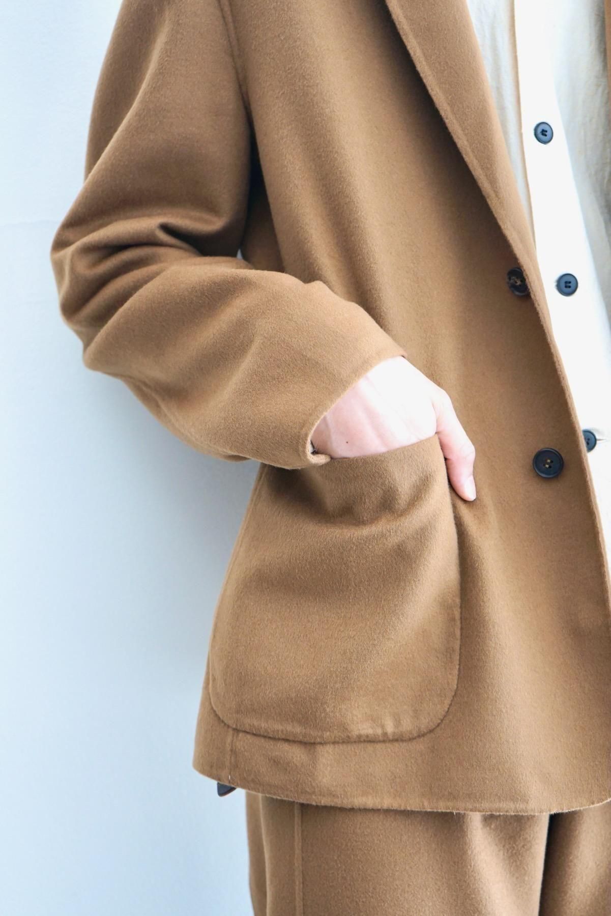 seya. / セヤ / Light Double Face Brazer / Squirrel【Nid ONLINE STORE】