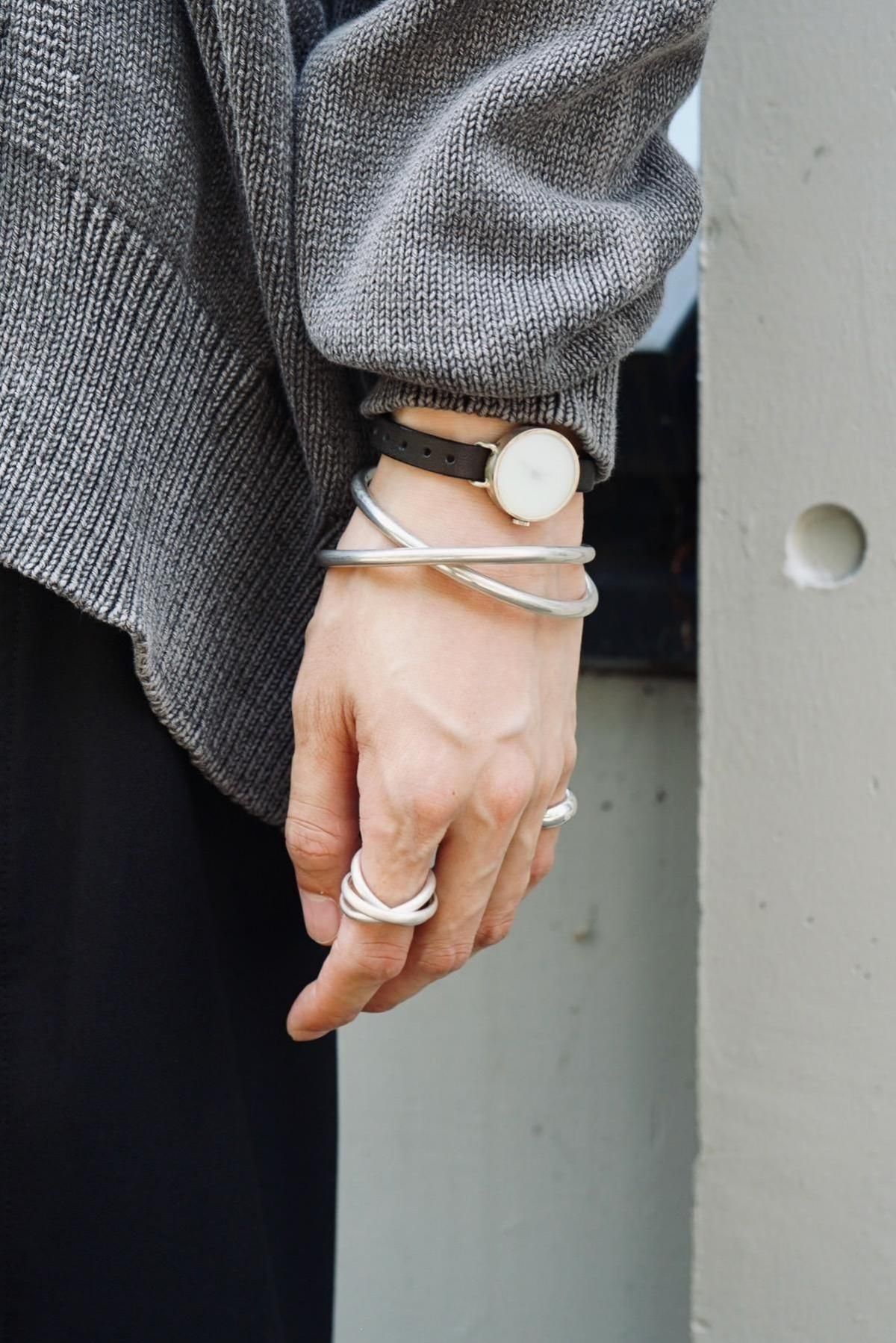 Satsuki Sasagase  / Pretense Bangle (2L) / Siver 