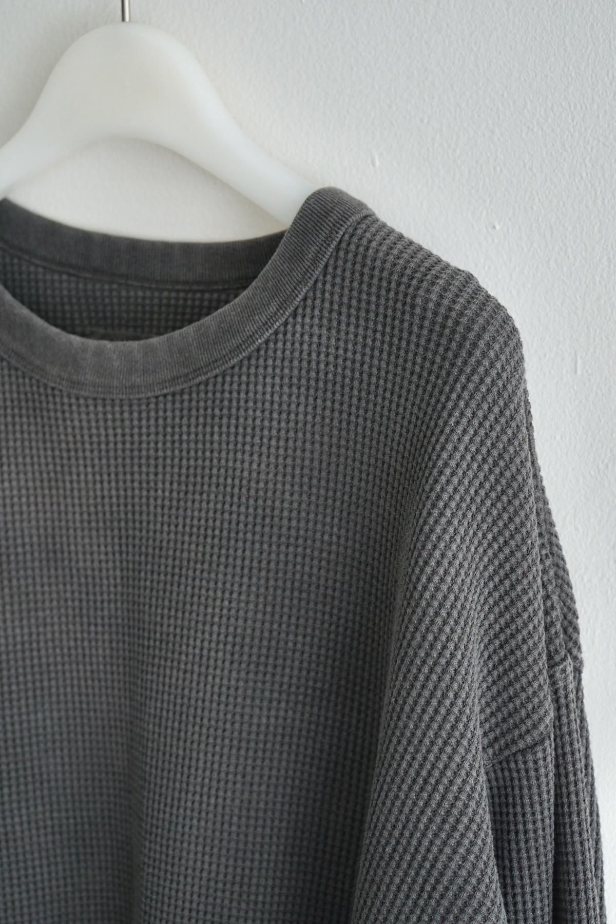 YOKO SAKAMOTO / ヨーコサカモト / Crew Neck Pullover / Sumi Ink