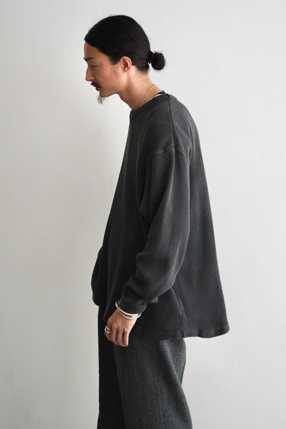 YOKO SAKAMOTO / ヨーコサカモト / Crew Neck Pullover / Sumi Ink