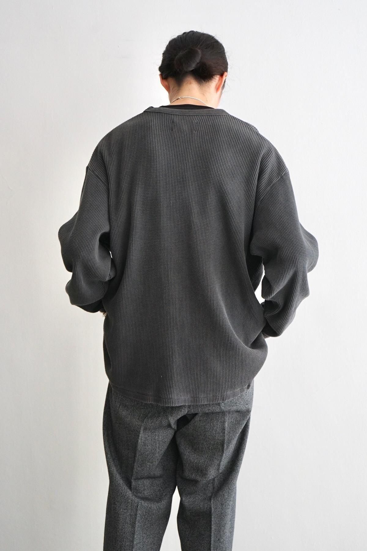 YOKO SAKAMOTO / ヨーコサカモト / Crew Neck Pullover / Sumi Ink