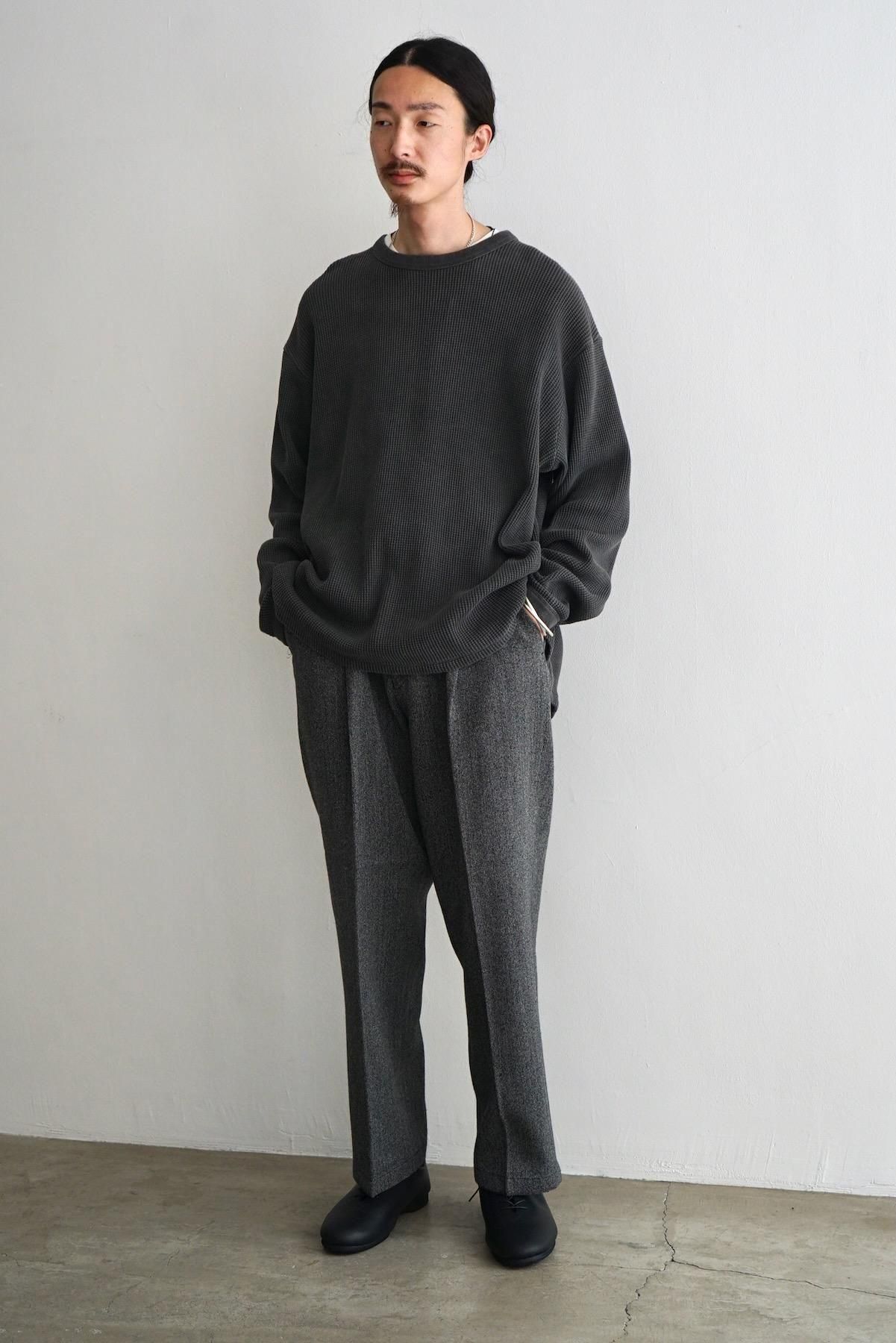 YOKO SAKAMOTO / ヨーコサカモト / Crew Neck Pullover / Sumi Ink