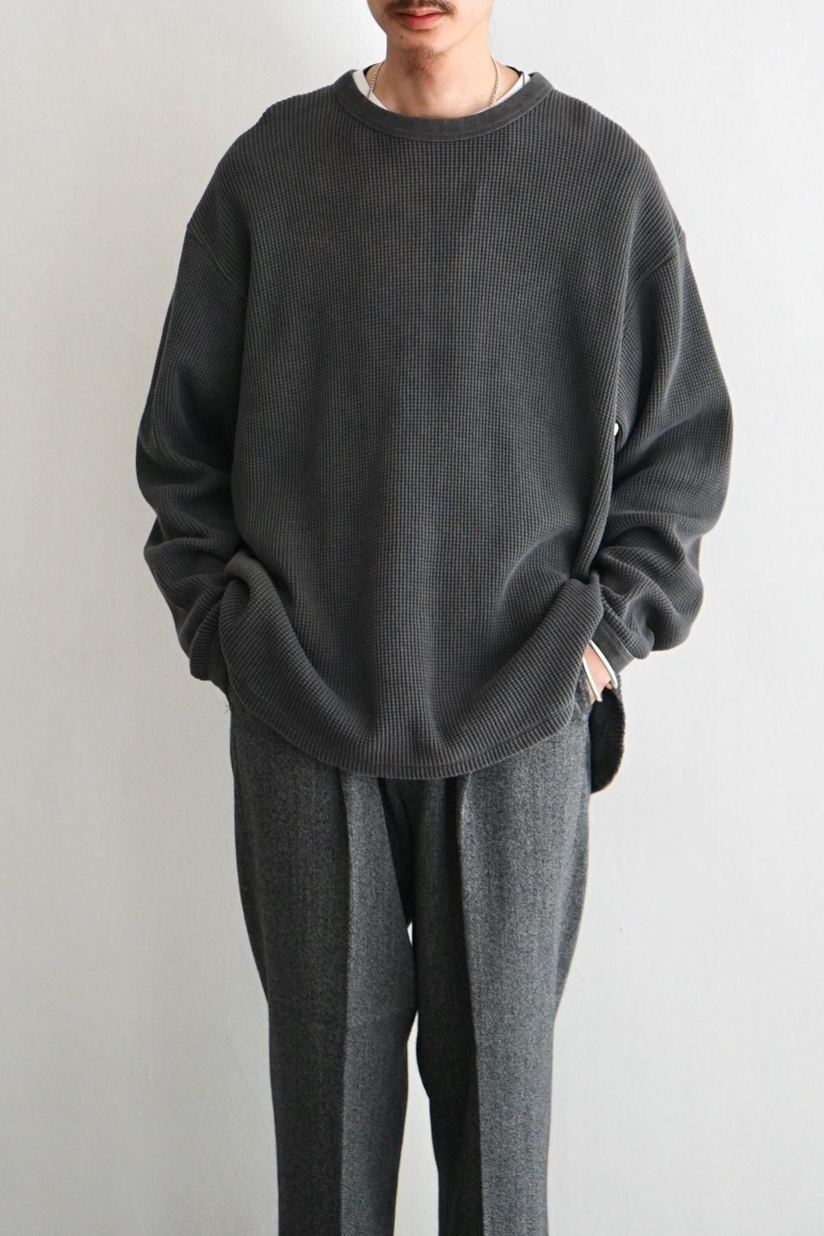 YOKO SAKAMOTO / Crew Neck Pullover / Sumi Ink