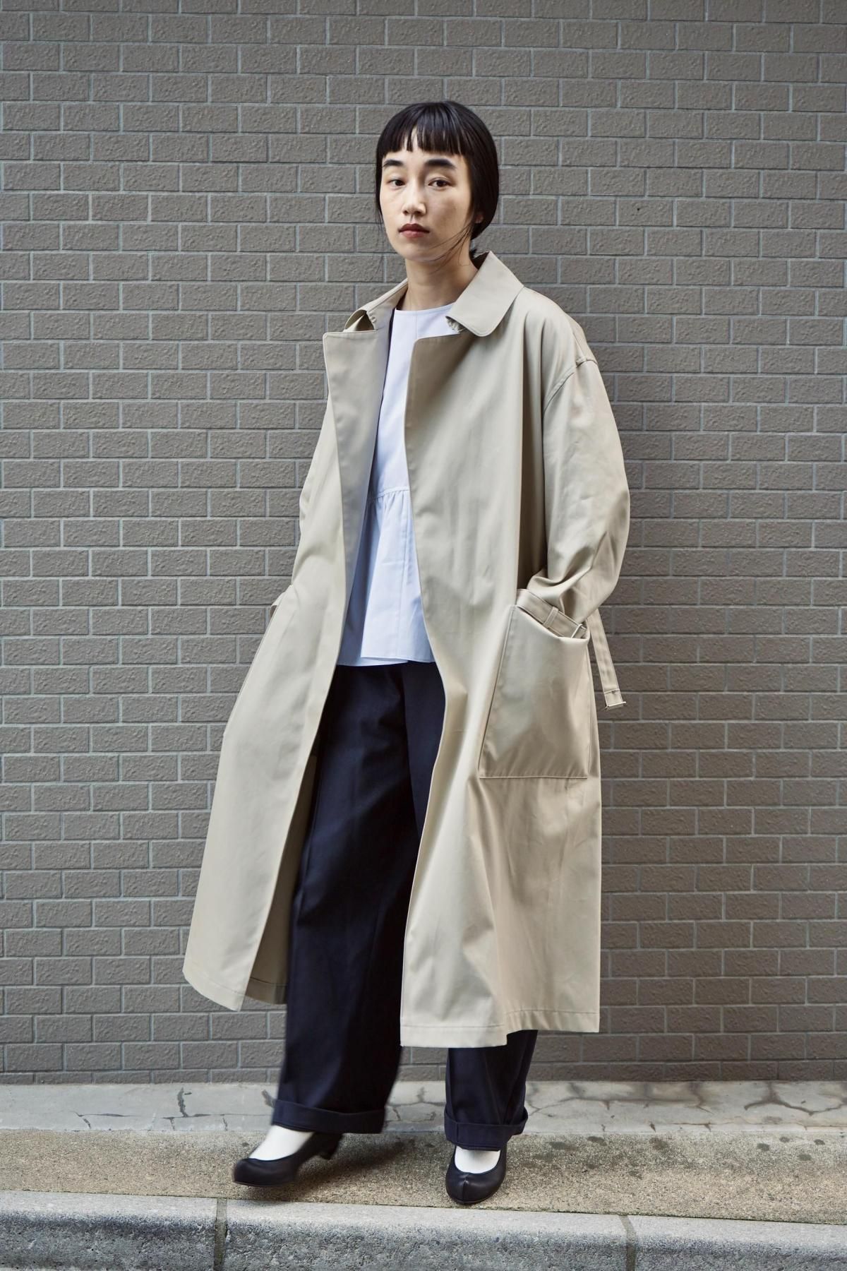 TENNE HANDCRAFTED MODERN / bigsize trench / beige