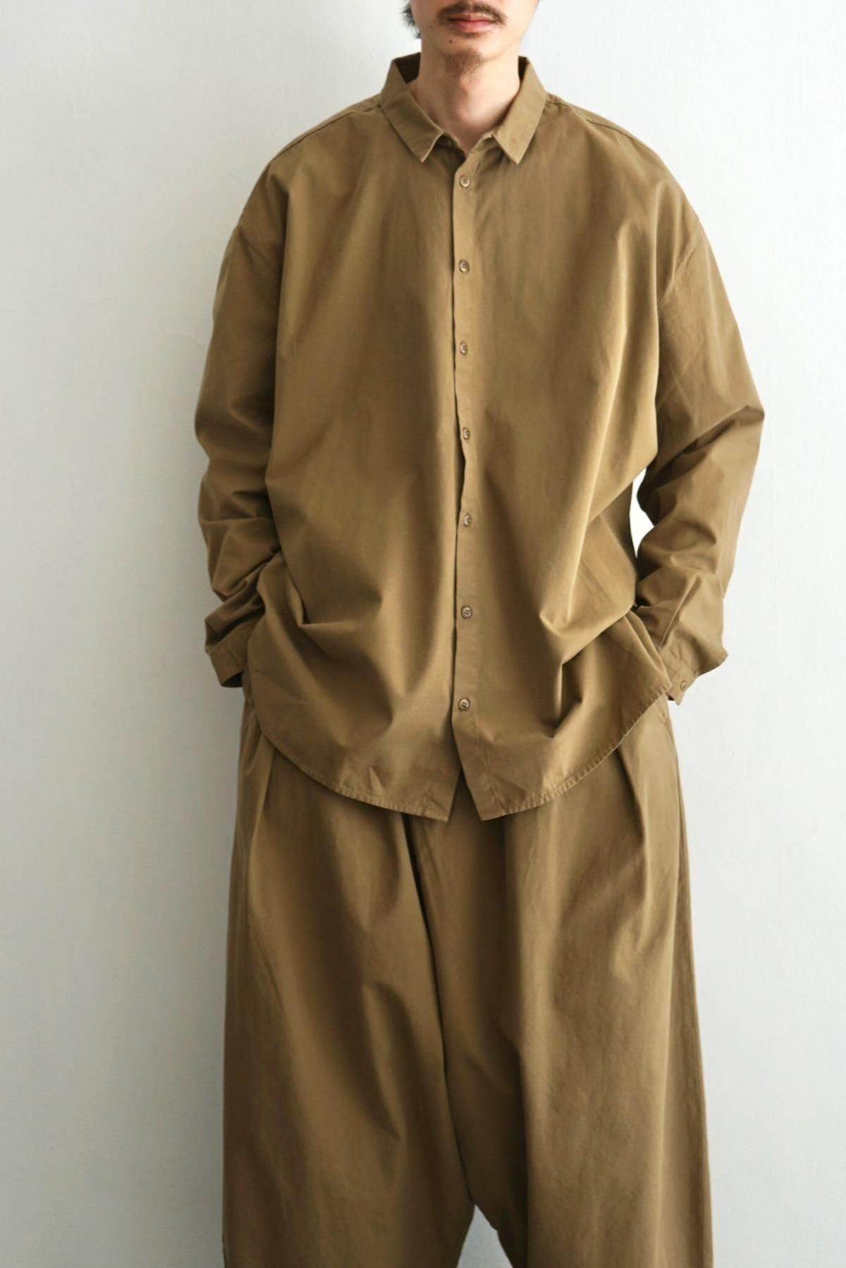 toogood / The Draughtsman Shirt / Fine Canvas Cardamon