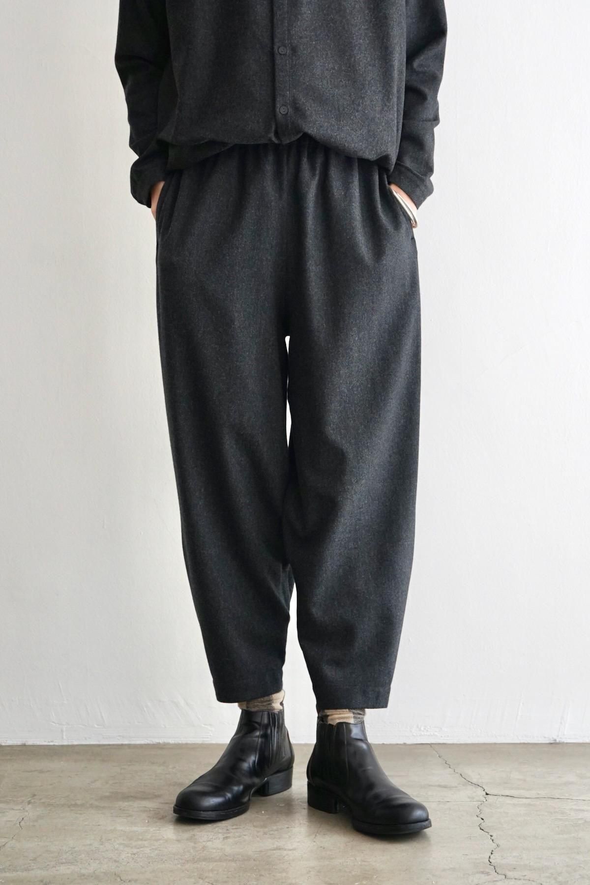 2022SS　Toogood the acrobat trouser Toogood The Acrobat Trouser in Crumpled Cotton Chalk Curated