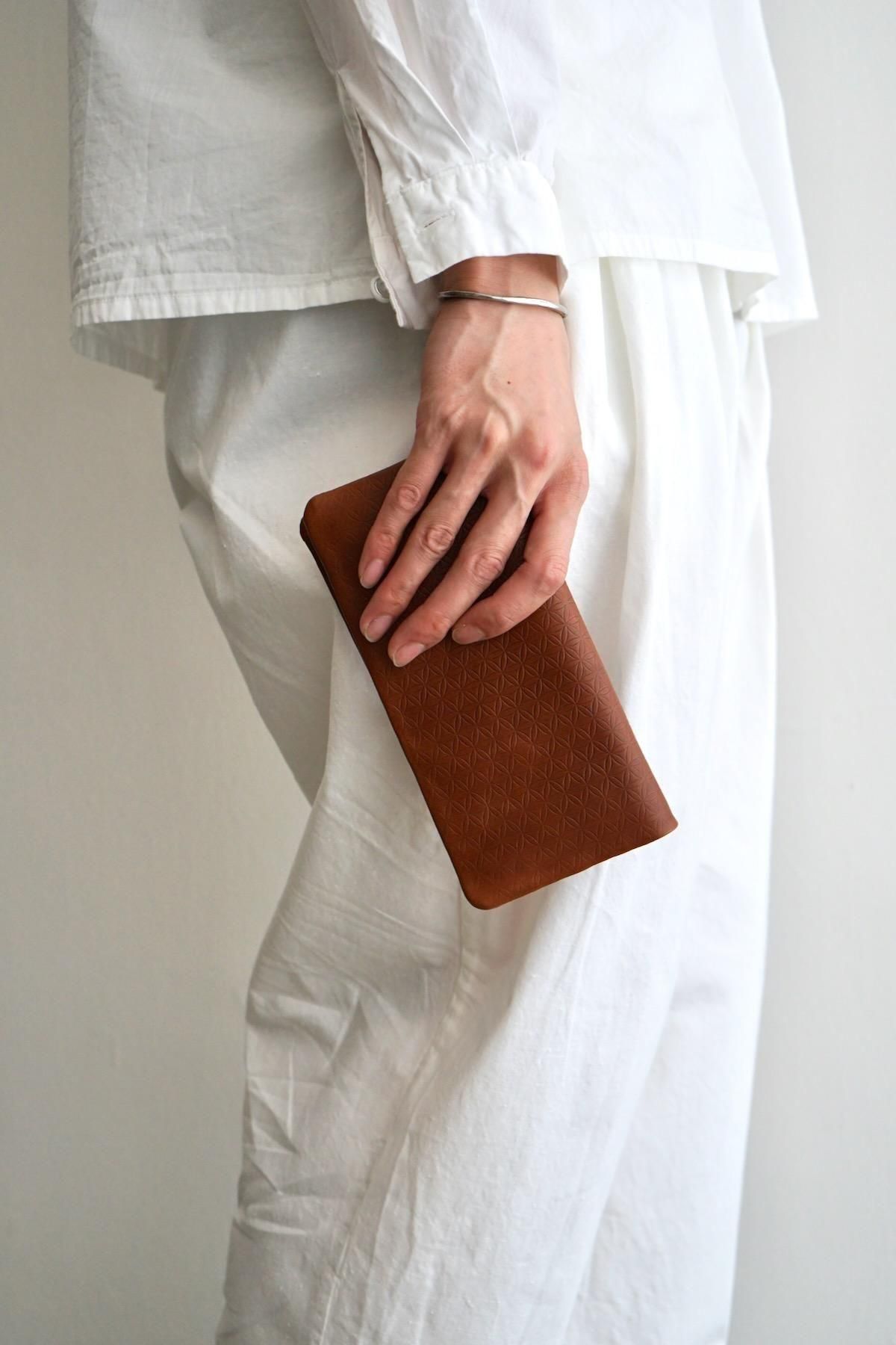 COSMIC WONDER /  FOL naturally-tanned leather wallet / Brown