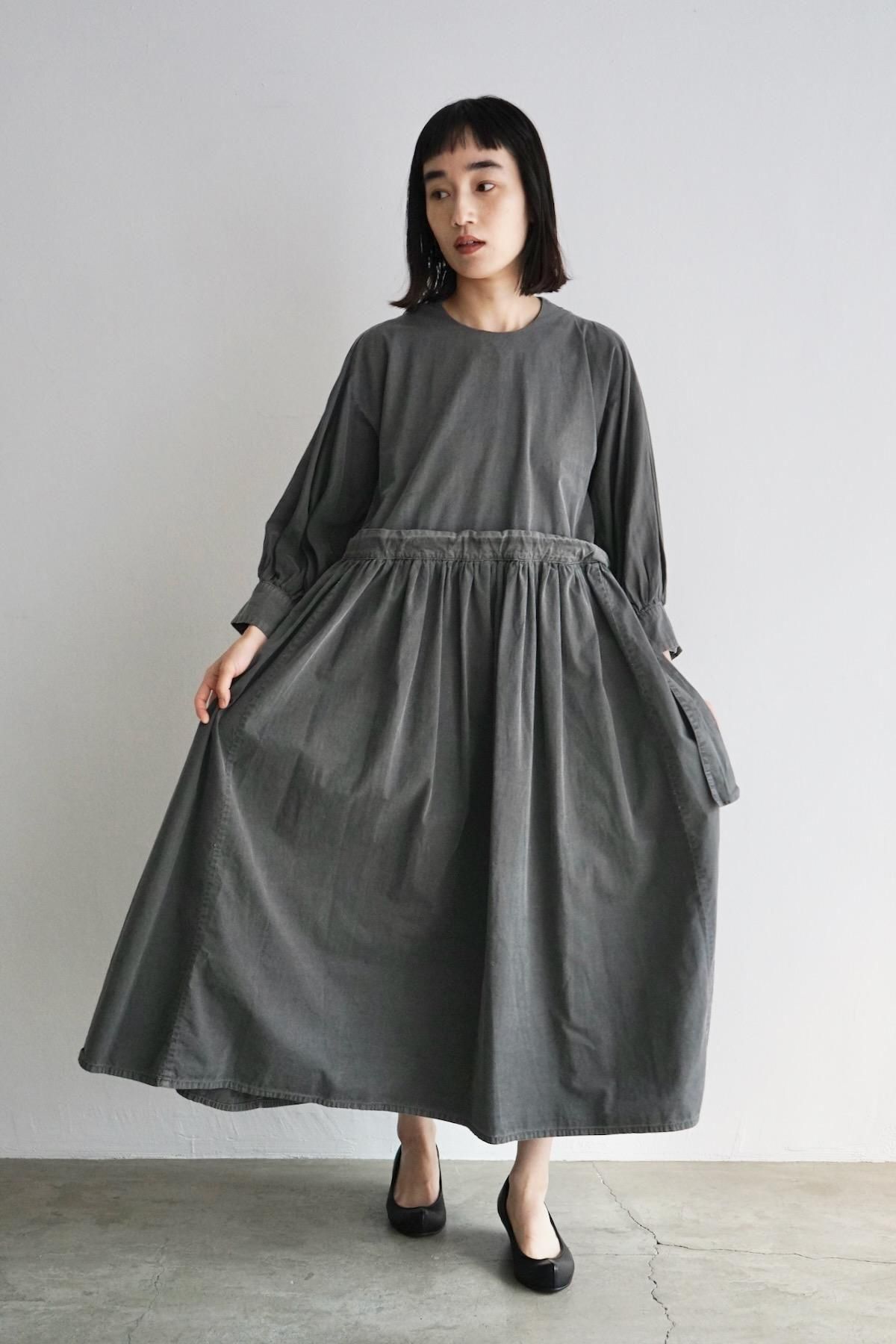 新品コズミックワンダーOrganic cotton farmer dress 黒 COSMIC WONDER / コズミックワンダー / Ogbroad farmer dress