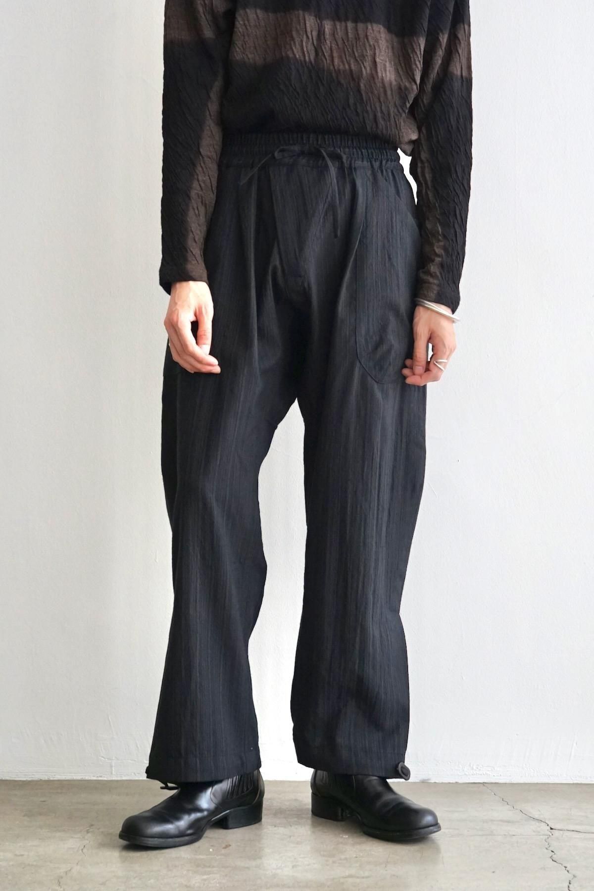 [Grace U]★韓国ブランド★Ray Pants (Beige/Black) - 24FW JAN JAN VAN ESSCHE / ヤン ヤン ヴァン エシュ / Loose Fit