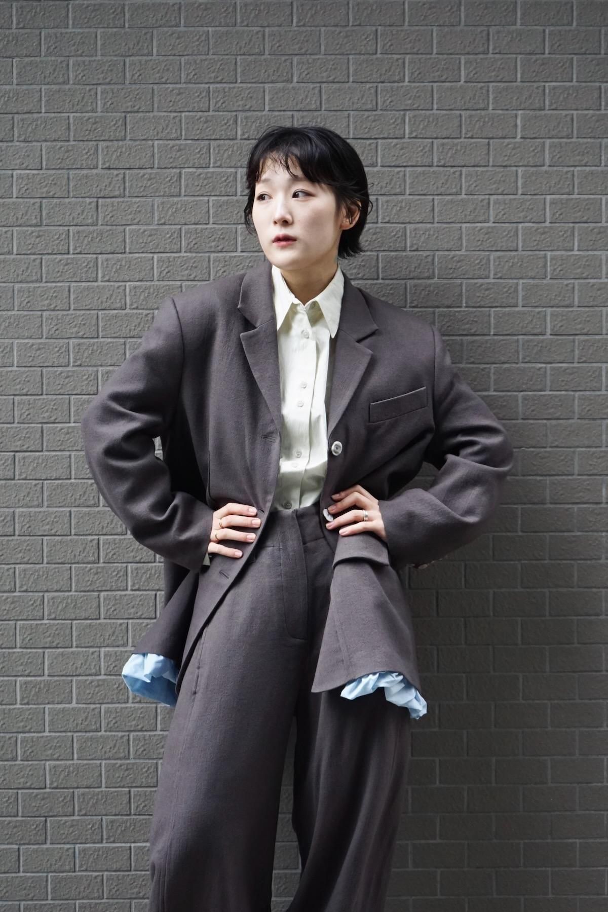 RUS / TELON Tailored Jacket / Bark