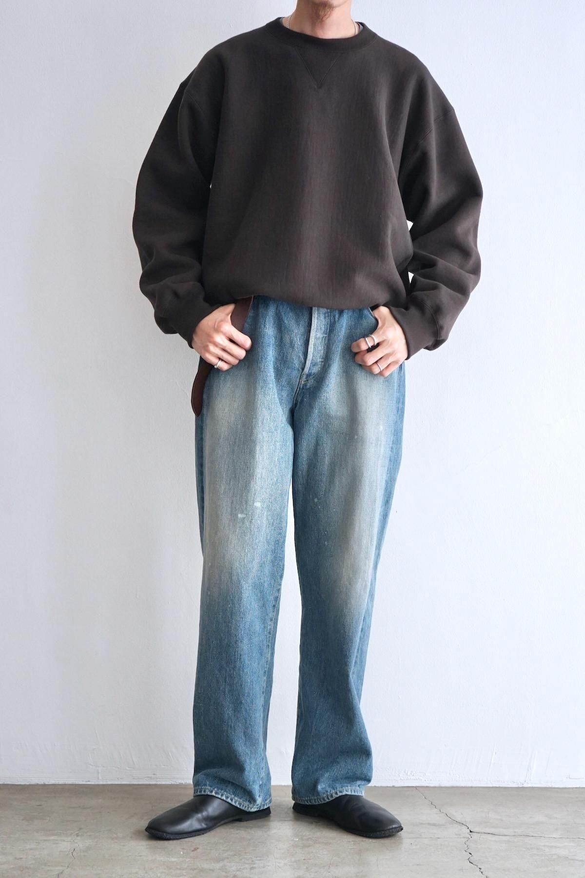 YOKO SAKAMOTO / 5 Pocket Straight Pants / Fade Indigo
