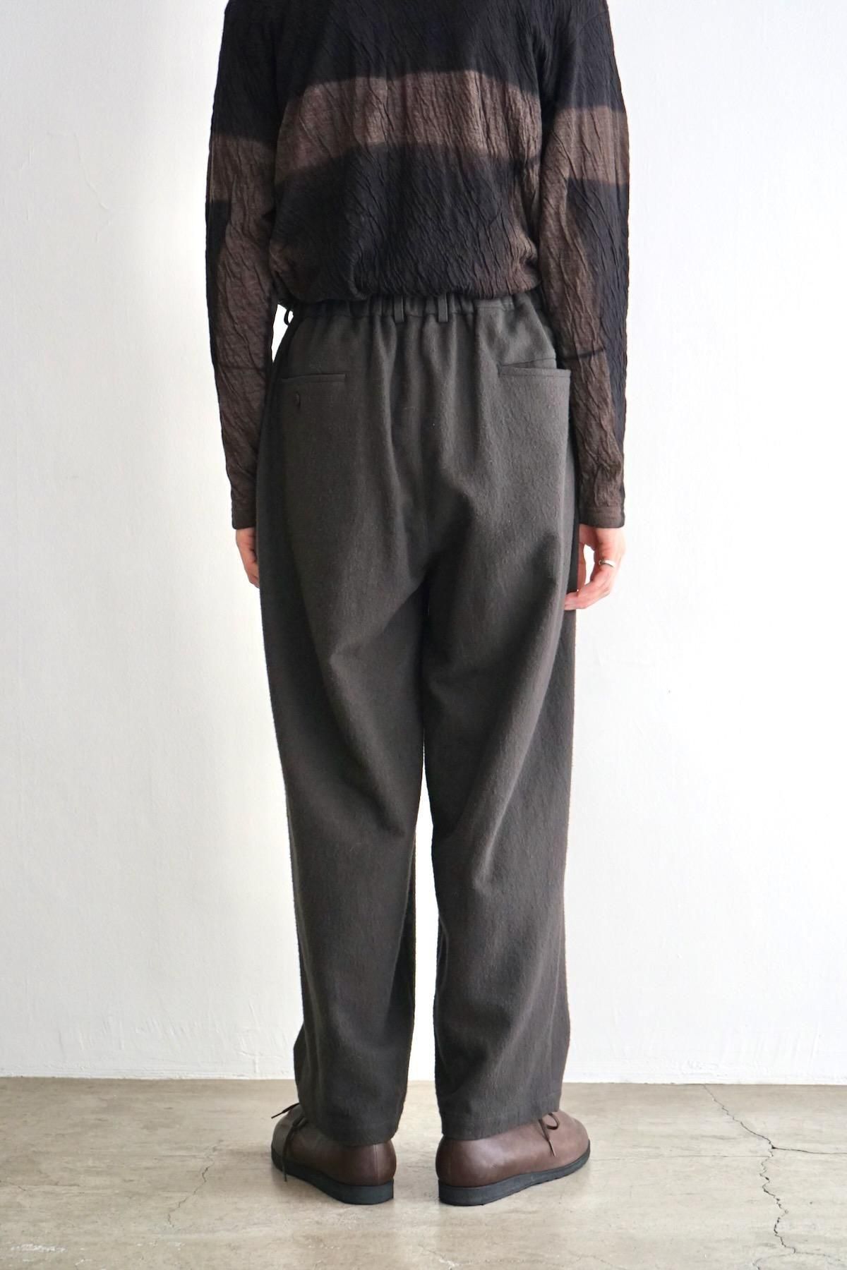 YOKO SAKAMOTO / ヨーコサカモト / Double Pleated Wide Easy Pants