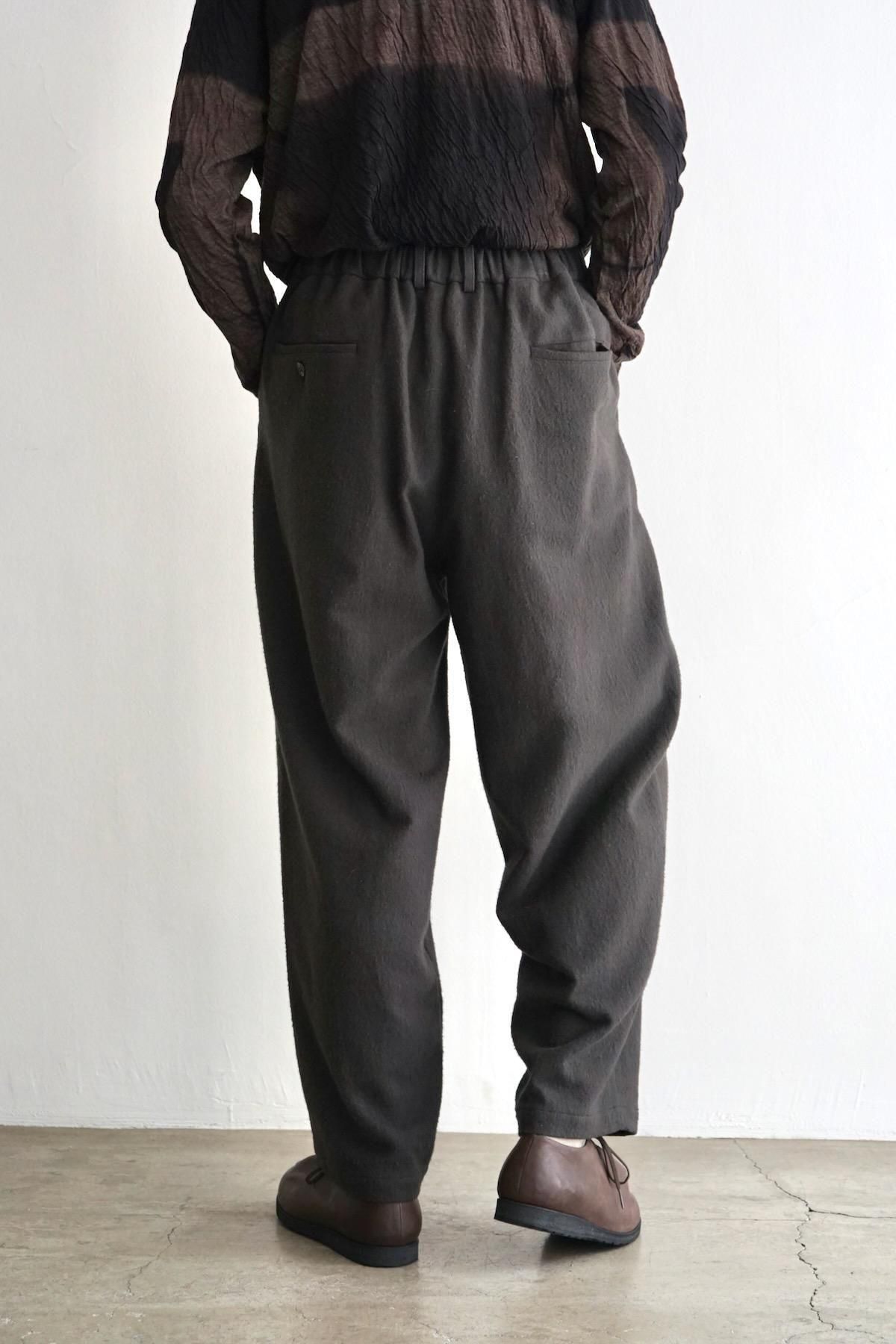 YOKO SAKAMOTO / ヨーコサカモト / Double Pleated Wide Easy Pants