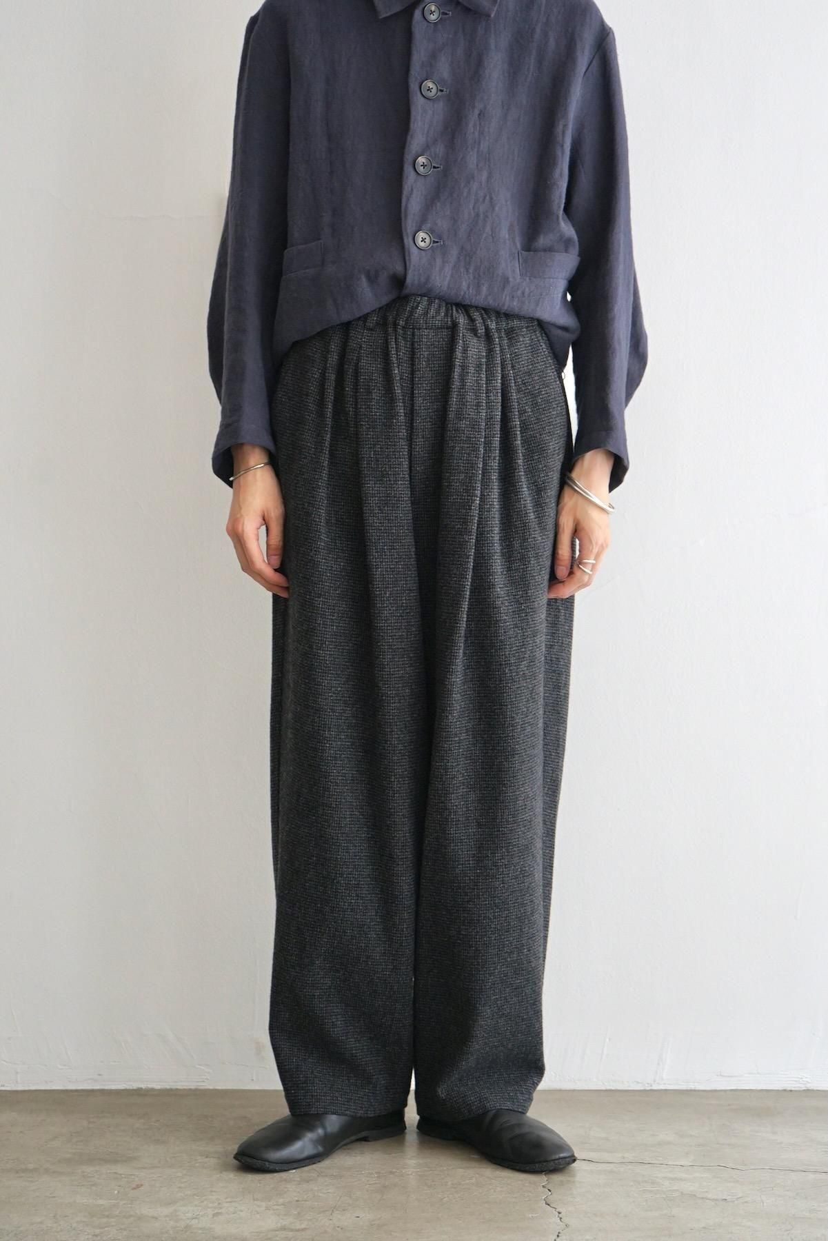 YOKO SAKAMOTO / ヨーコサカモト / Double Pleated Wide Easy Pants