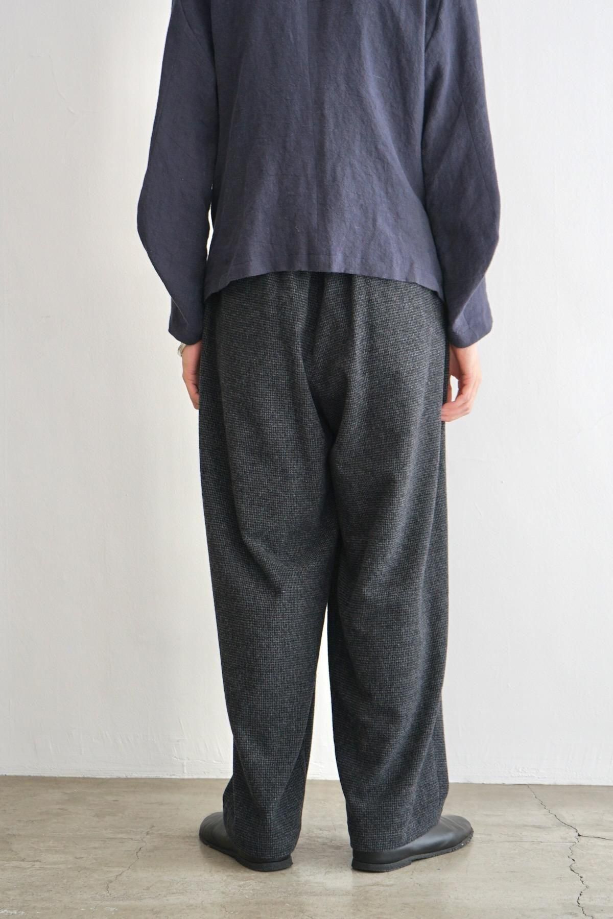 YOKO SAKAMOTO / ヨーコサカモト / Double Pleated Wide Easy Pants