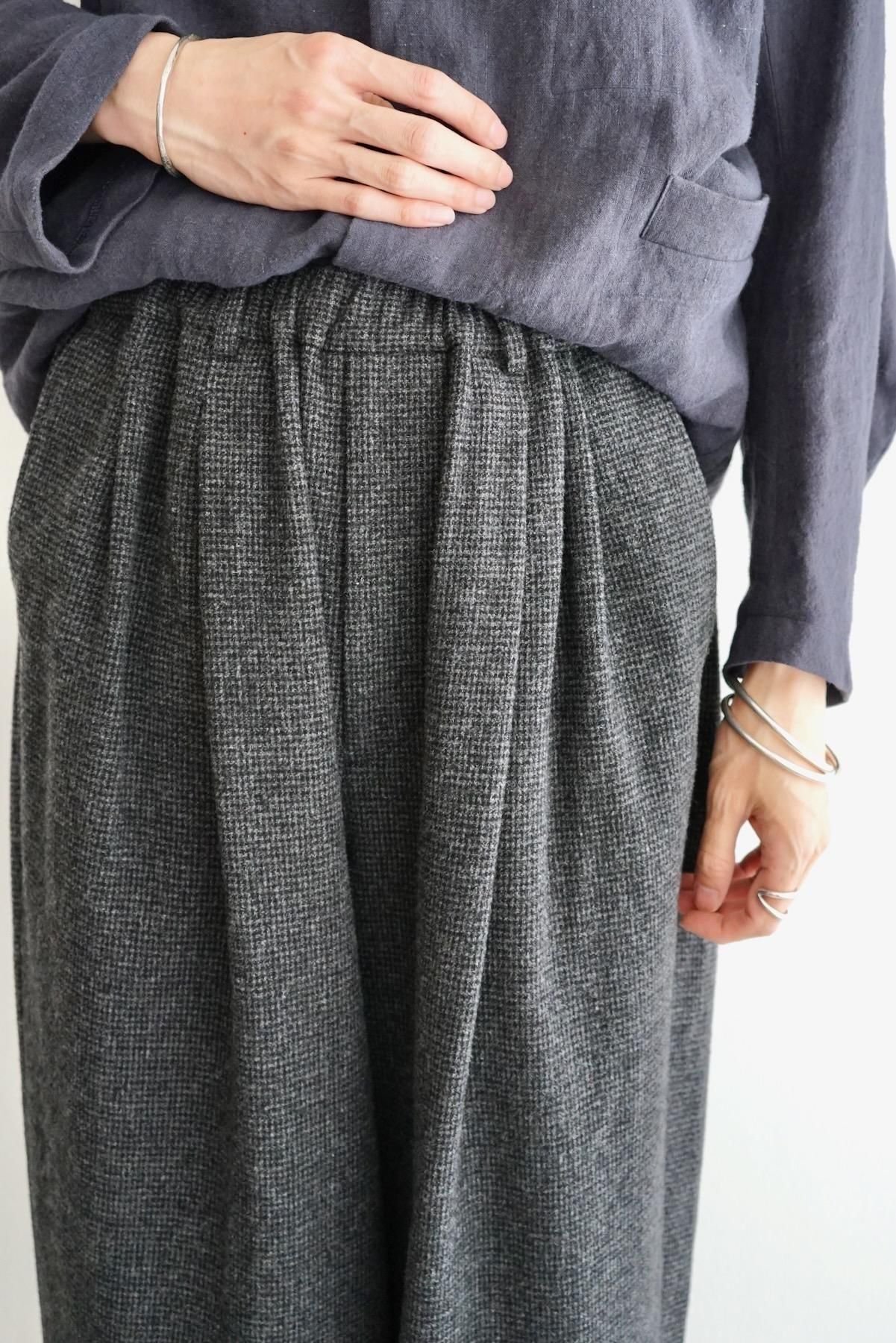 YOKO SAKAMOTO / ヨーコサカモト / Double Pleated Wide Easy Pants
