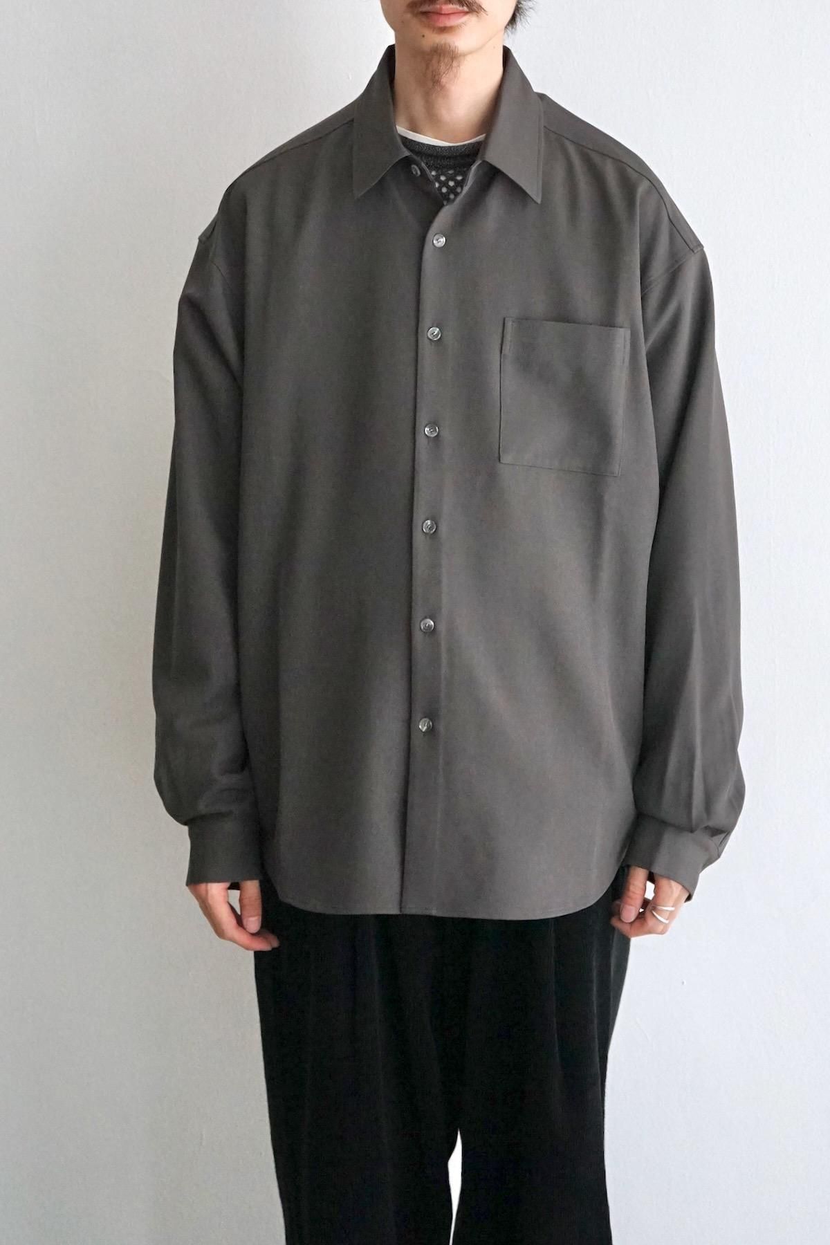 MERELY MADE / Lazy Overshirt / Asphalt Gray