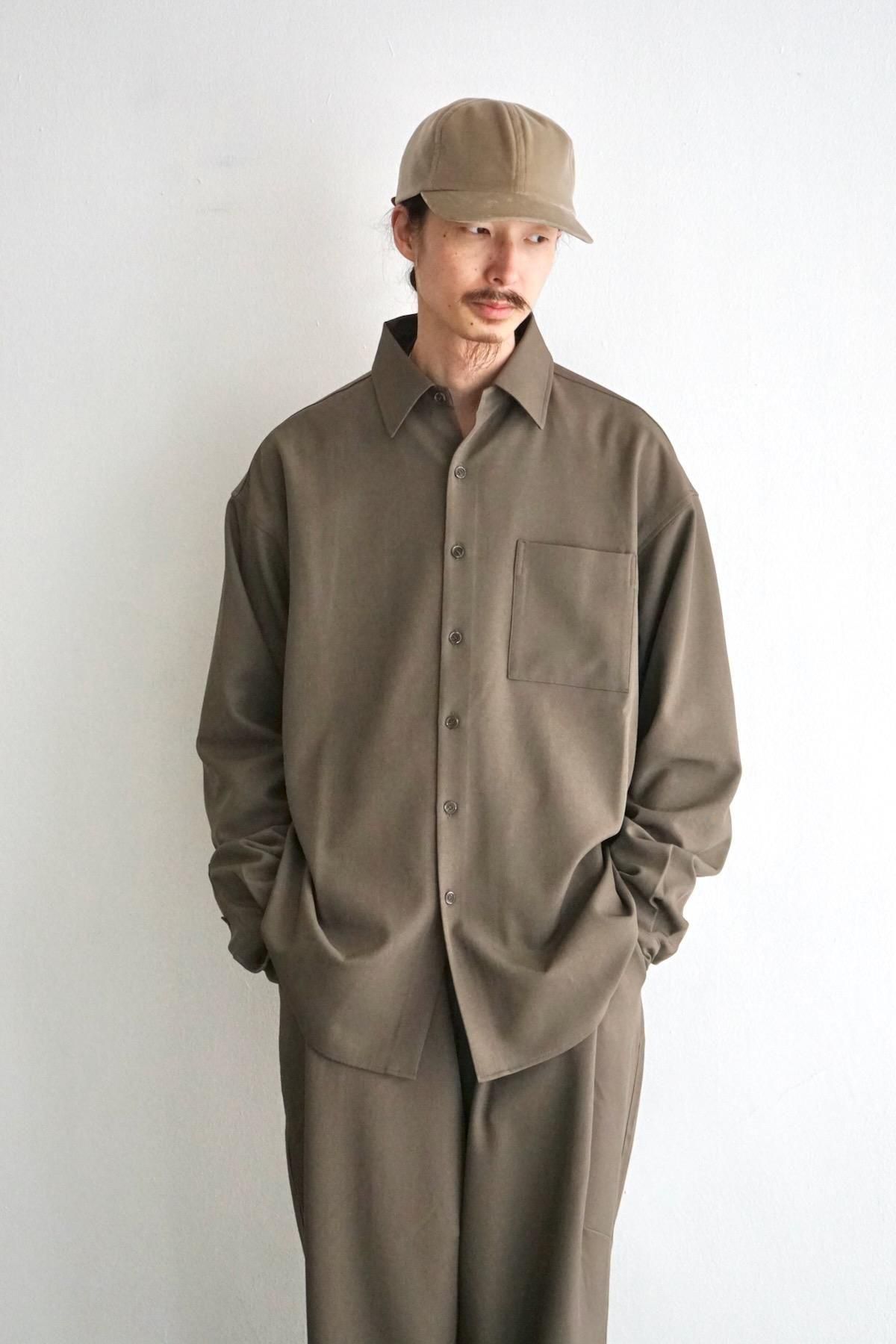 MERELY MADE / Lazy Overshirt / Dark Taupe