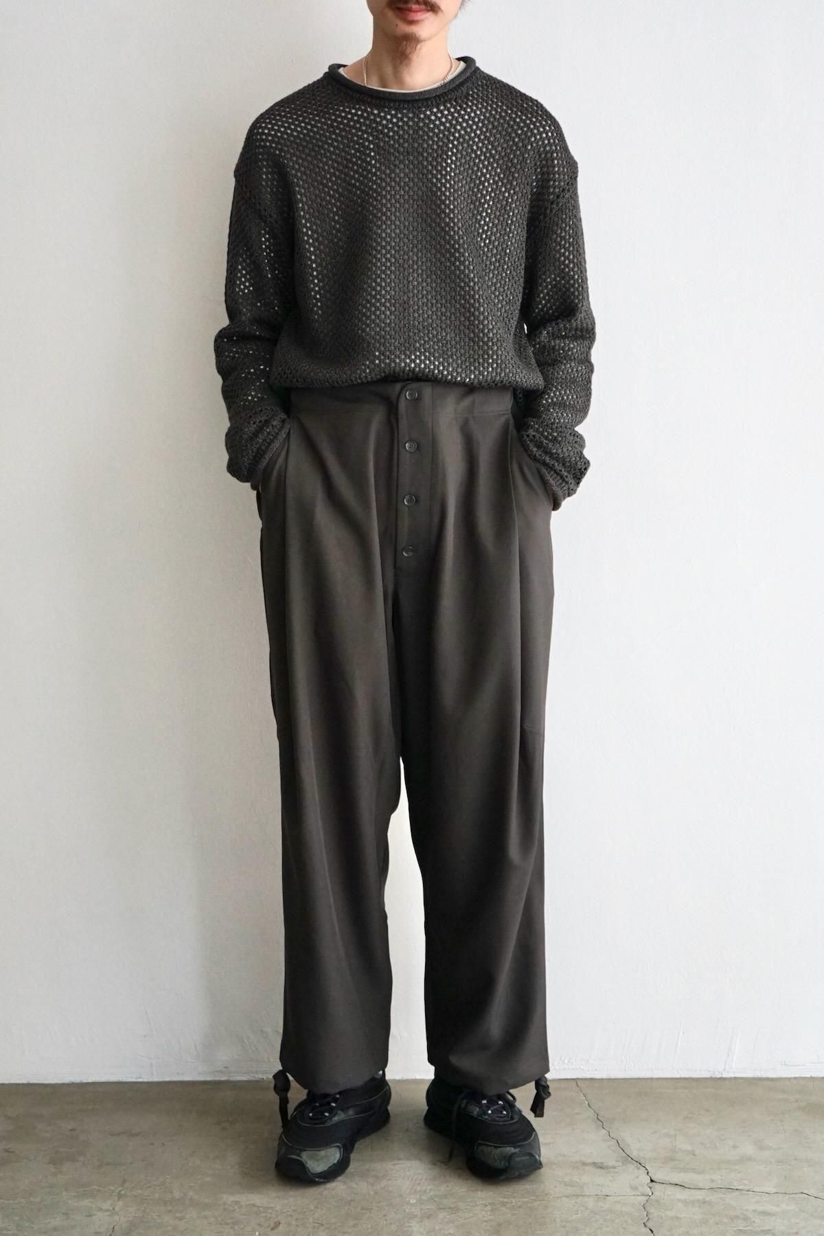 MERELY MADE / Relaxing Wide Pants / Asphalt Gray