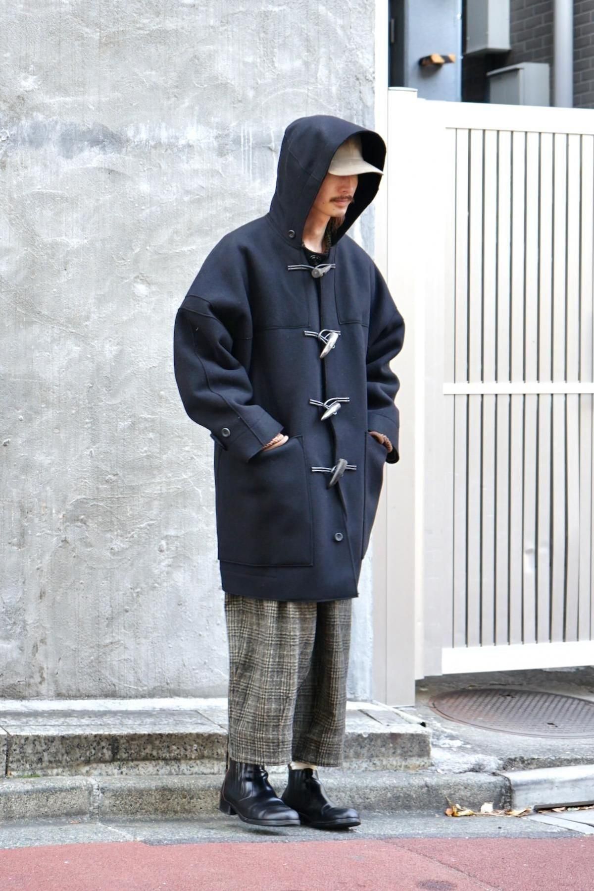 toogood / The Scholar Coat / Raw Cut Felt Flint