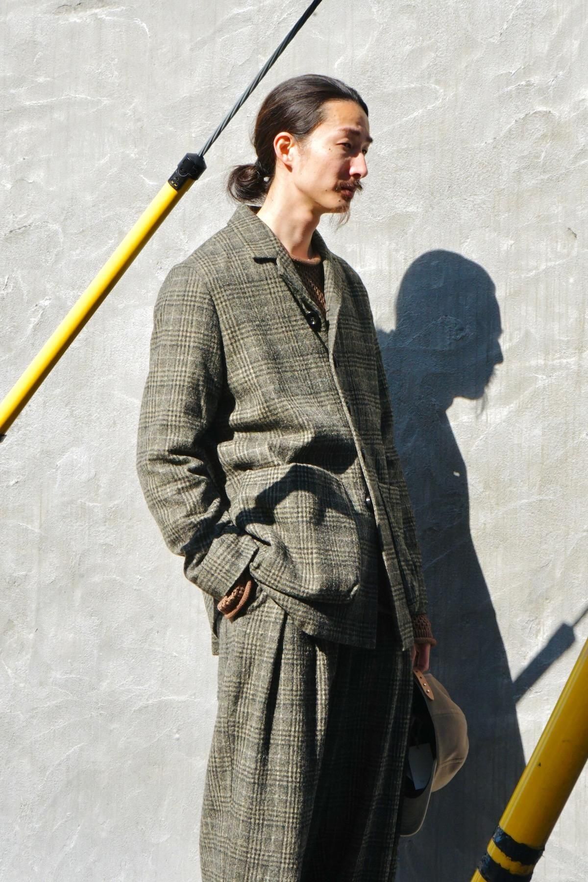 toogood / The Photographer Jacket / Prince Of Wales Cardamon 