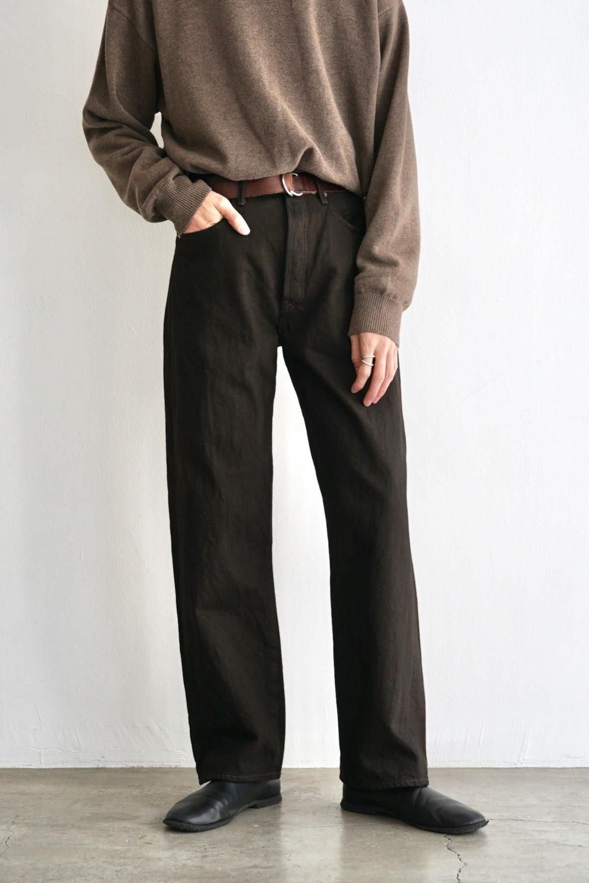 YOKO SAKAMOTO / 5 Pocket Straight Pants / Kakishibu