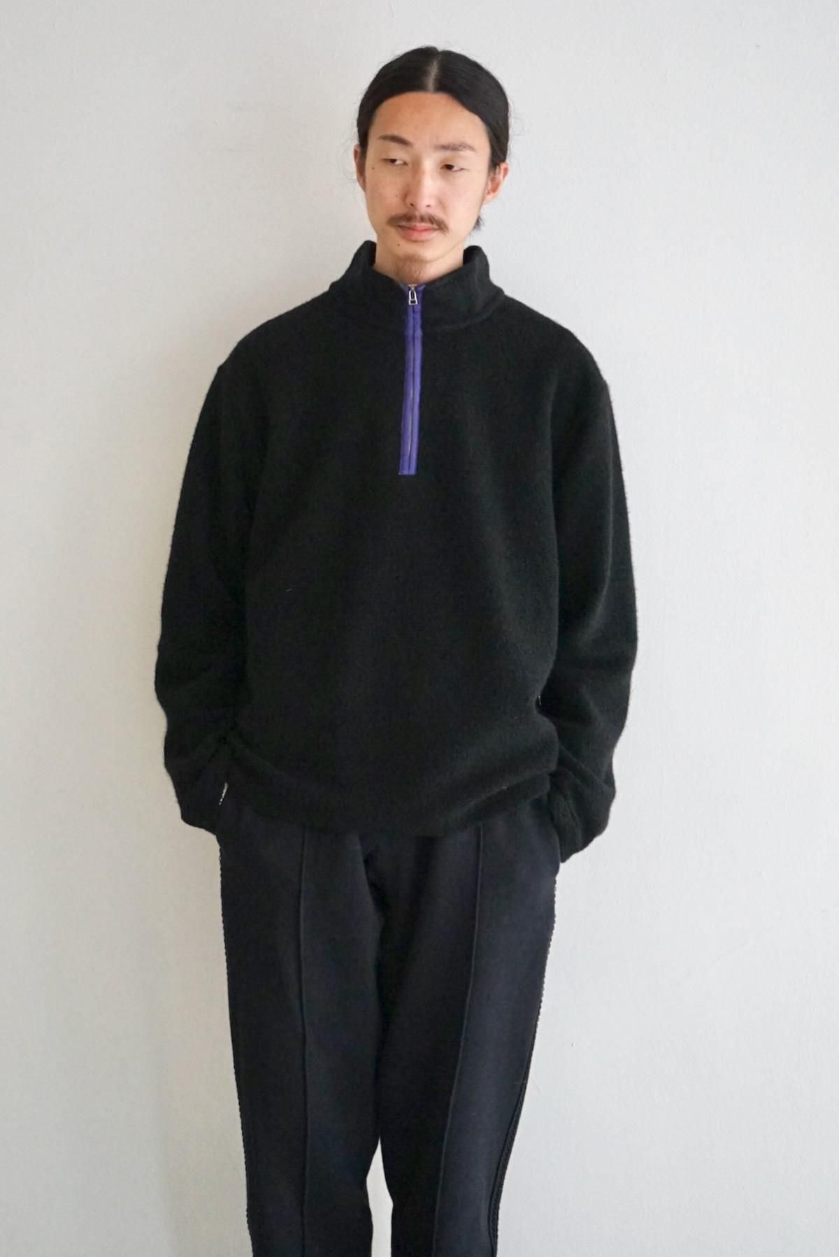 s.k. manor hill / Half-zip Pullover / Black