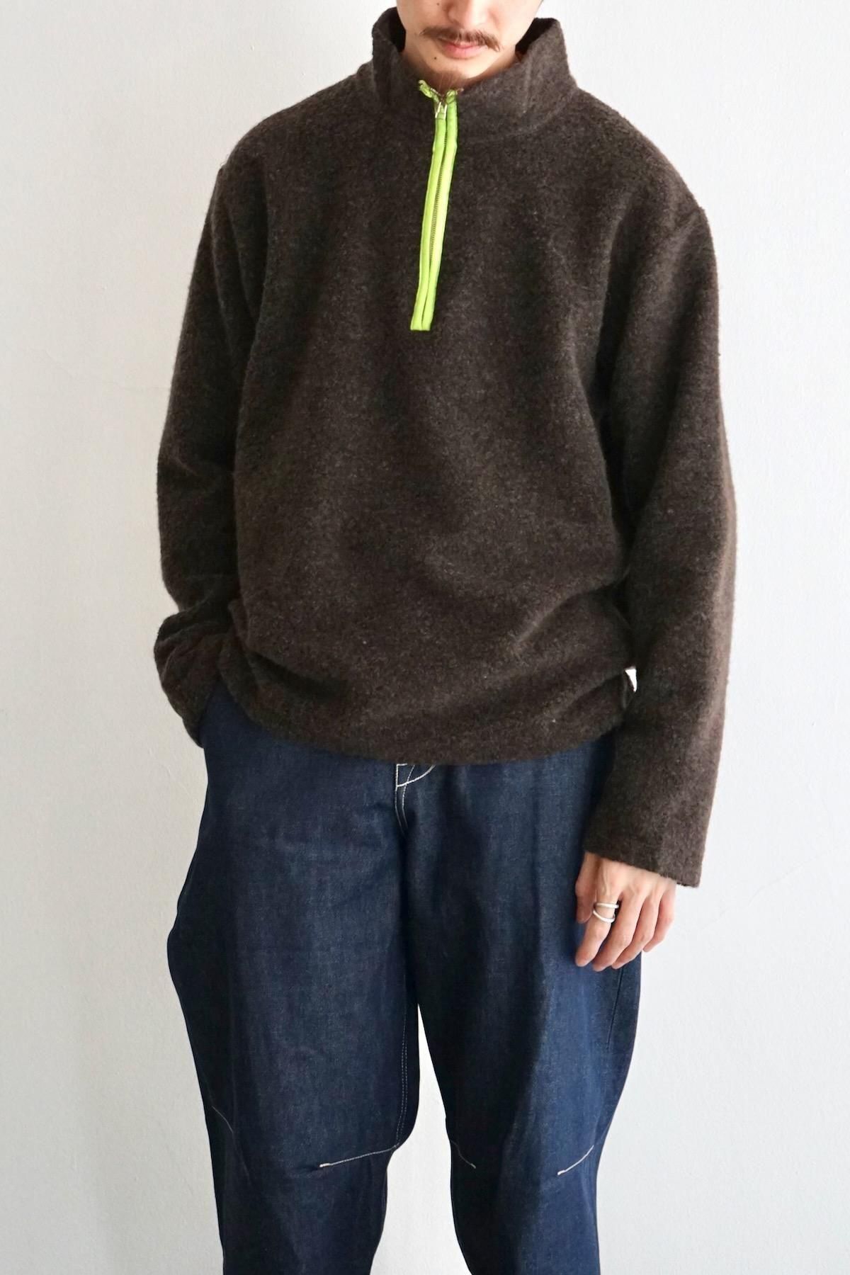 s.k. manor hill / Half-zip Pullover / Brown