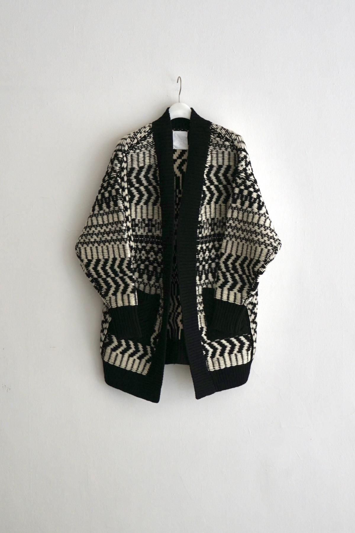 WONDER FULL LIFE / WFL25-S05-10-2 / KNIT#10 / Ivory*Black