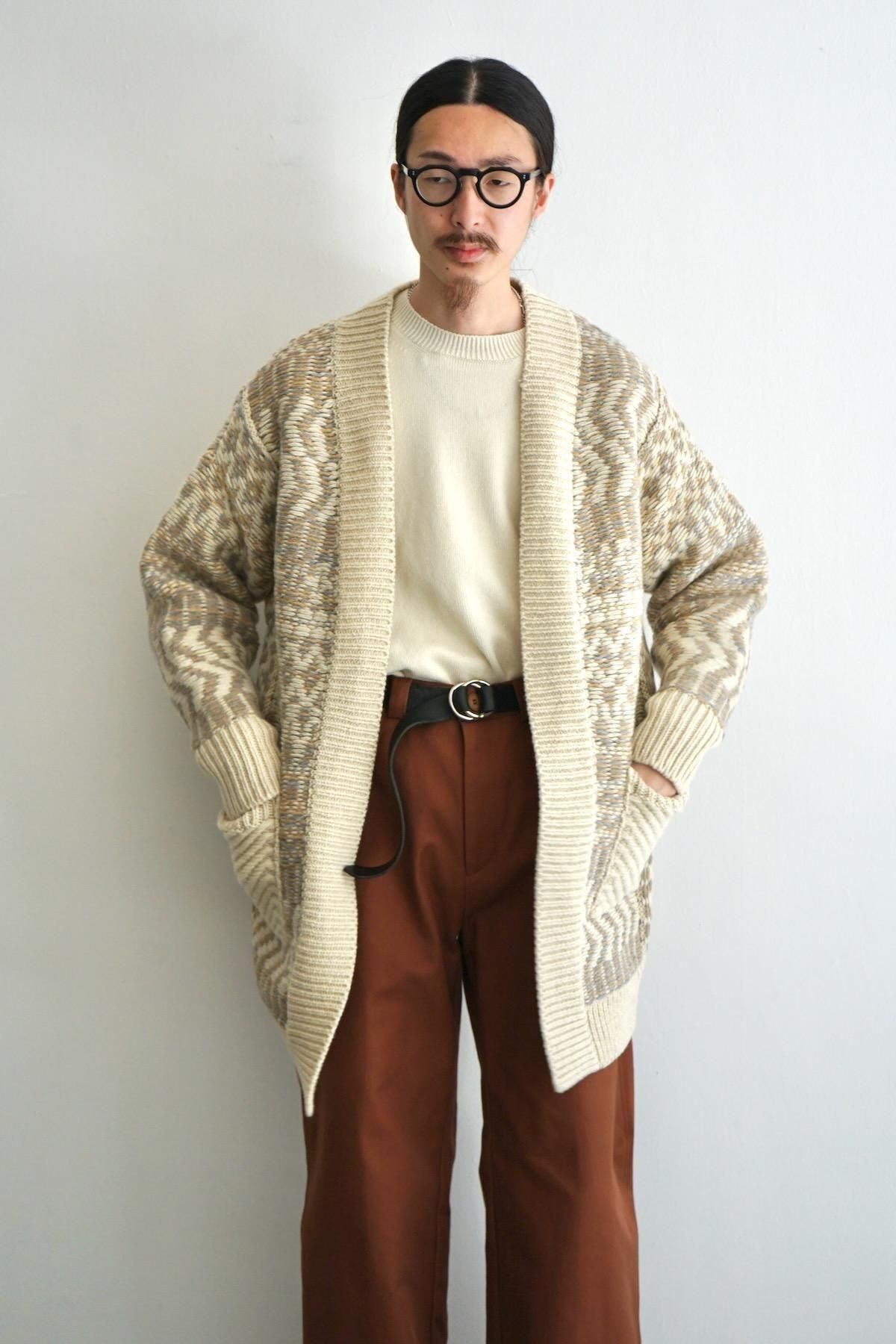 WONDER FULL LIFE / WFL25-S05-10-2 / KNIT#10 / Grey*Beige