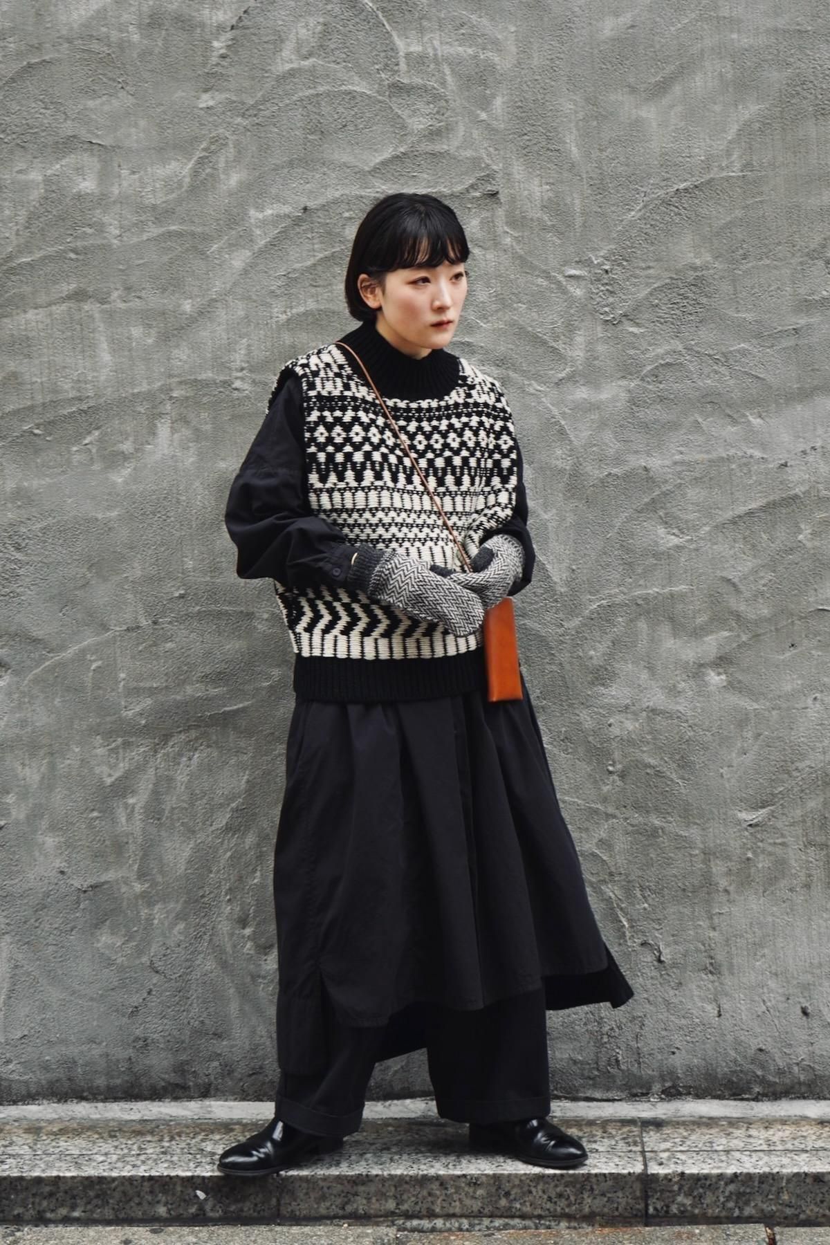 WONDER FULL LIFE / KNIT#11 / Ivory*black