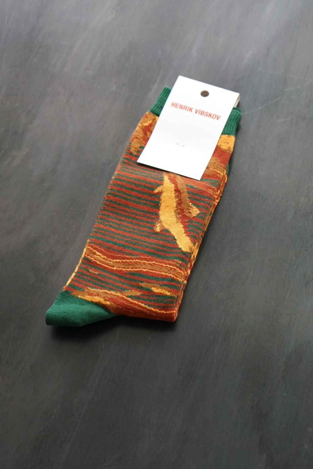 HENRIK VIBSKOV / Fishes Socks / Orange