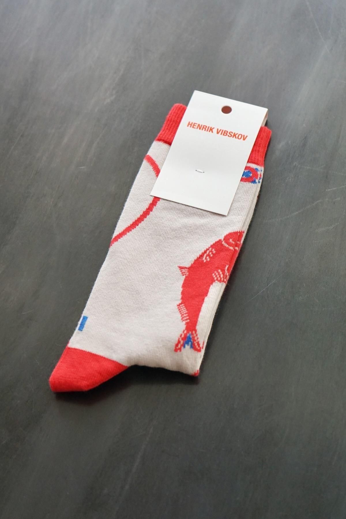 HENRIK VIBSKOV / Catch Match Socks / Catch Grey 