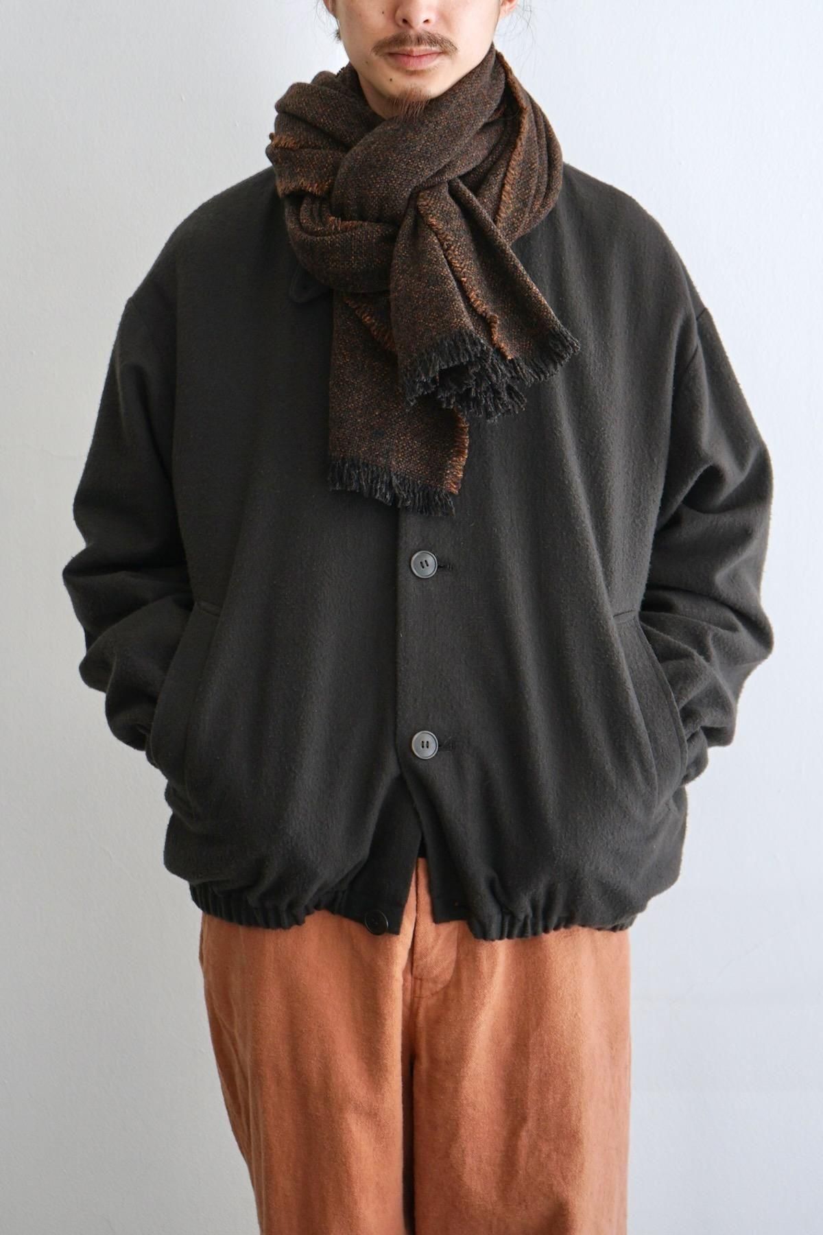 YOKO SAKAMOTO / Wool Long Scarf / Brown