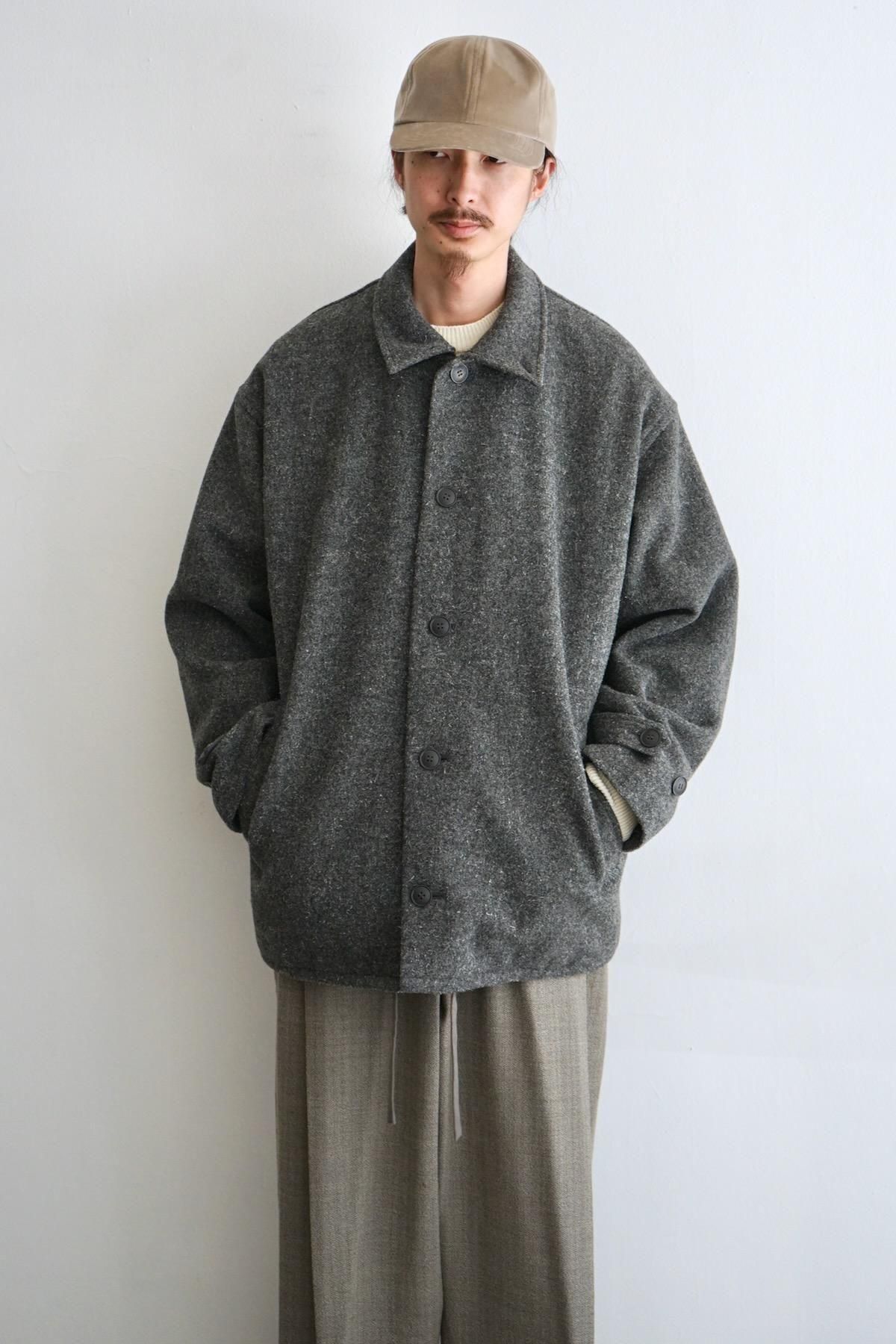 YOKO SAKAMOTO / Coach Jacket / Charcoal Gray