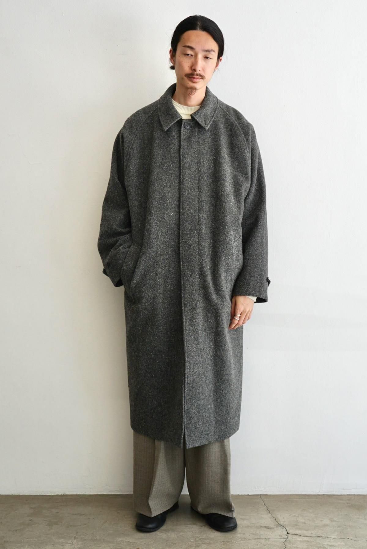 YOKO SAKAMOTO / Bal Collar Coat / Charcoal Gray