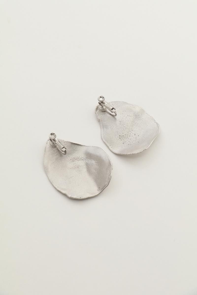 (税込) Irregular shape Shop Online MARGE - (silver) earrings single アクセサリー