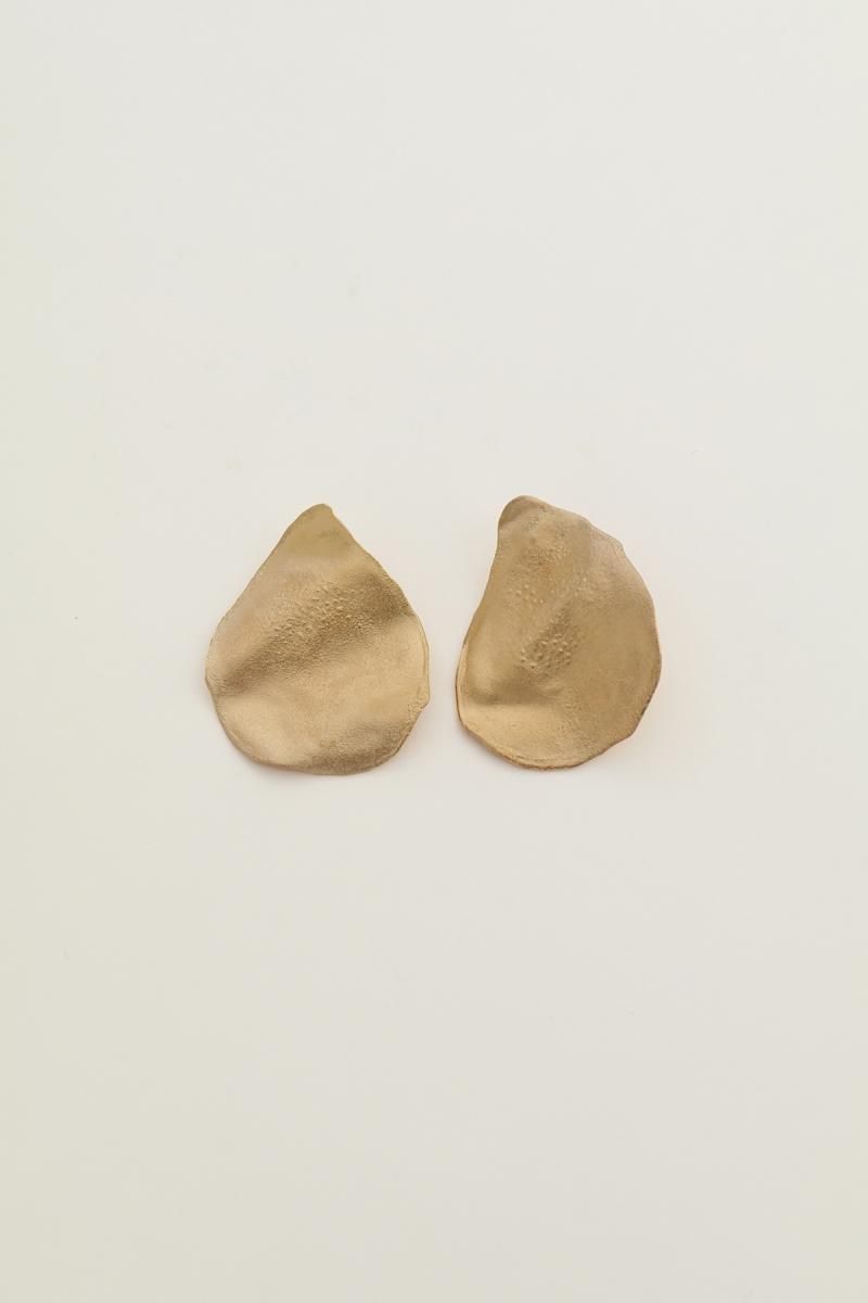 MARGE Irregular shape single ピアス Irregular shape single earrings (gold) - MARGE Online Shop